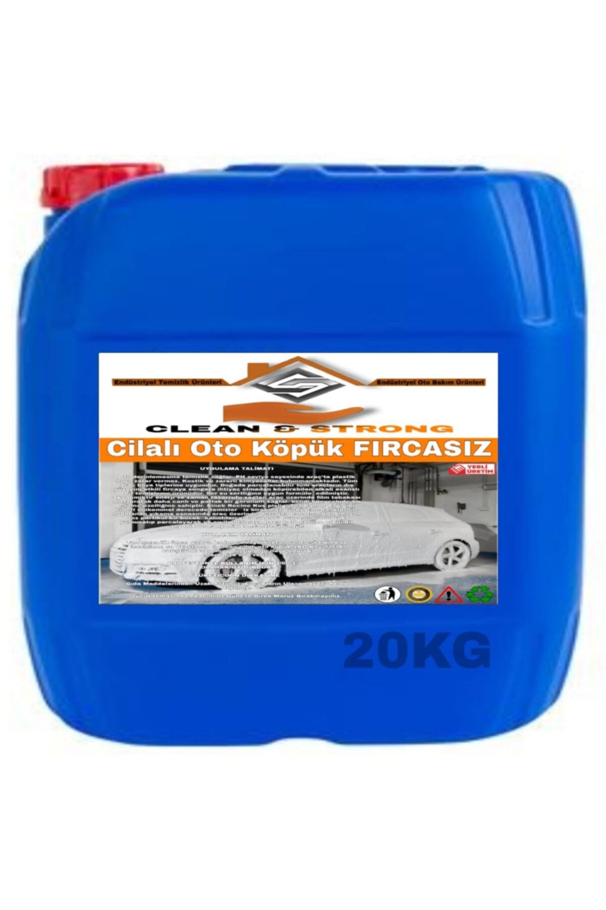 CLEAN&STRONG Cilalı Fırçasız Oto Köpük 20kg