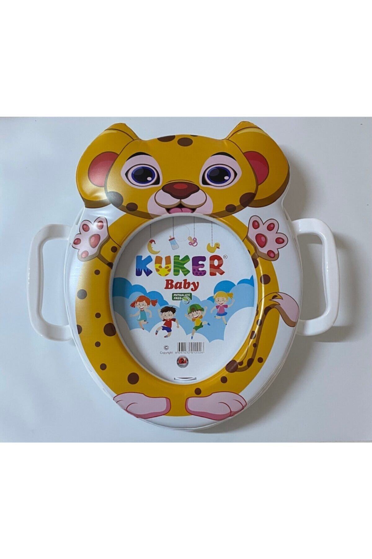 Tuka Home Lazımlık Çocuk Bebek Klozet Aparatı Çita Desenli
