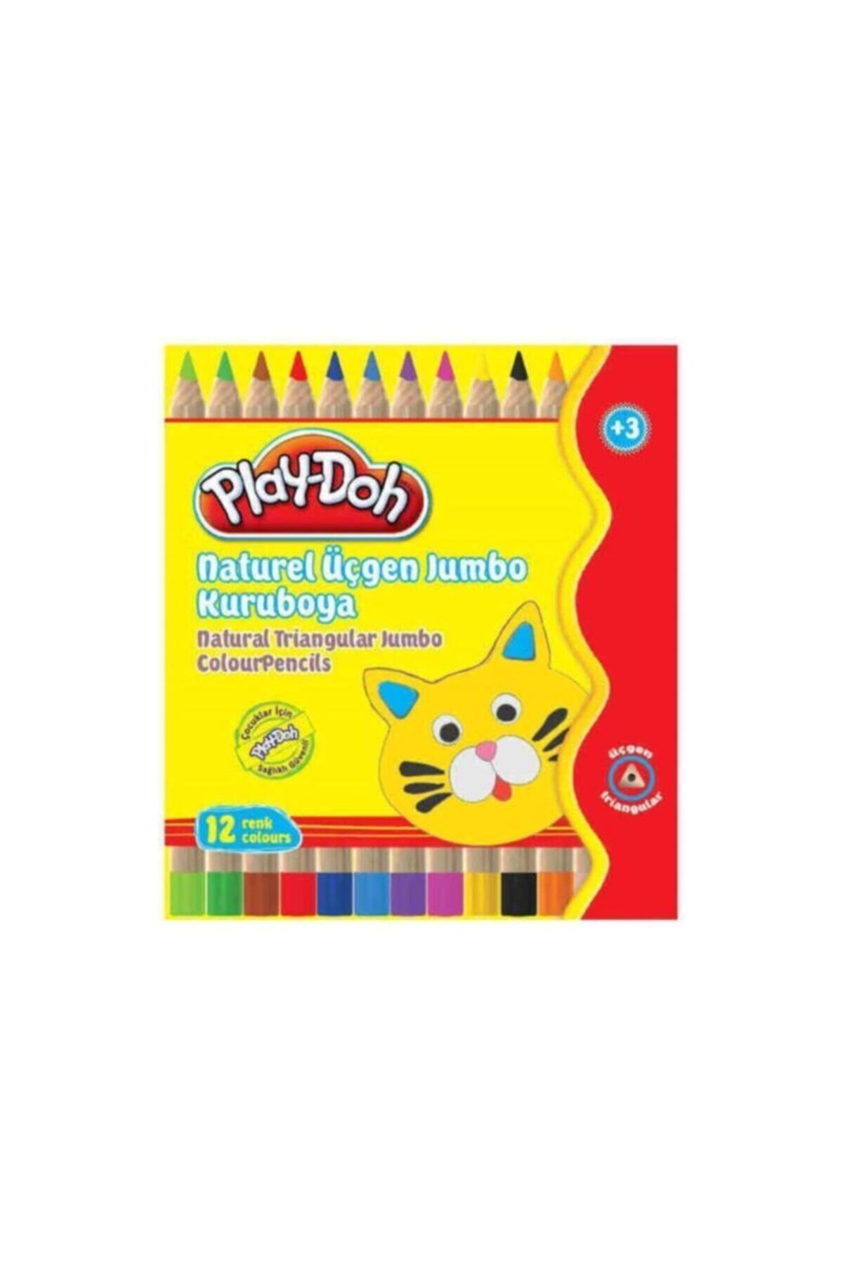 Play Doh Play-doh Kuru Boya Naturel Jumbo 12 Renk Play-ku009