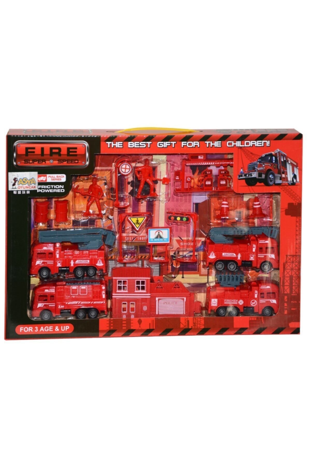Asya Oyuncak 14350-125-21a Asya, Itfaiye Seti