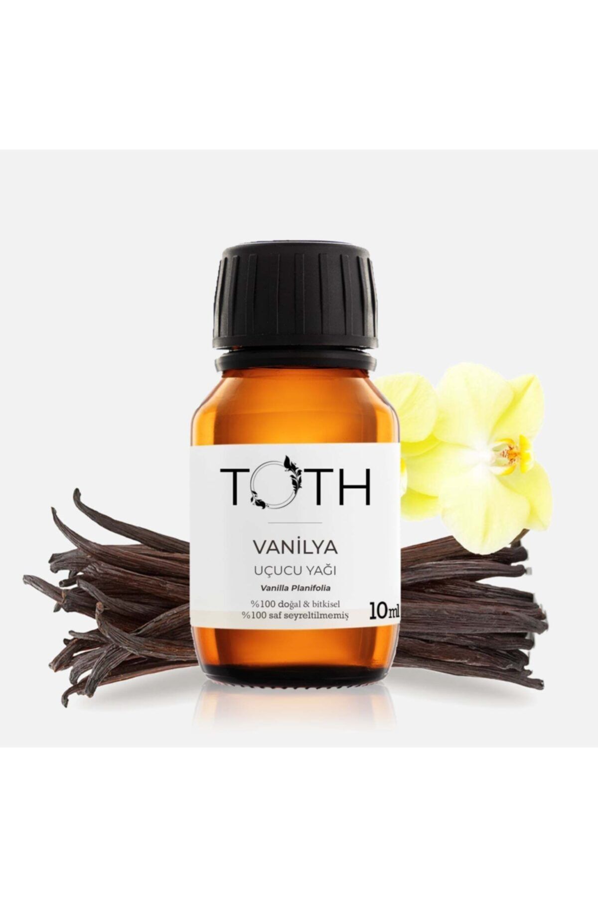 TOTH Mum & Aromaterapi Vanilya Uçucu Yağı 10mlBitki Karnesi Ile Birlikte - %100 Saf Ve Doğal