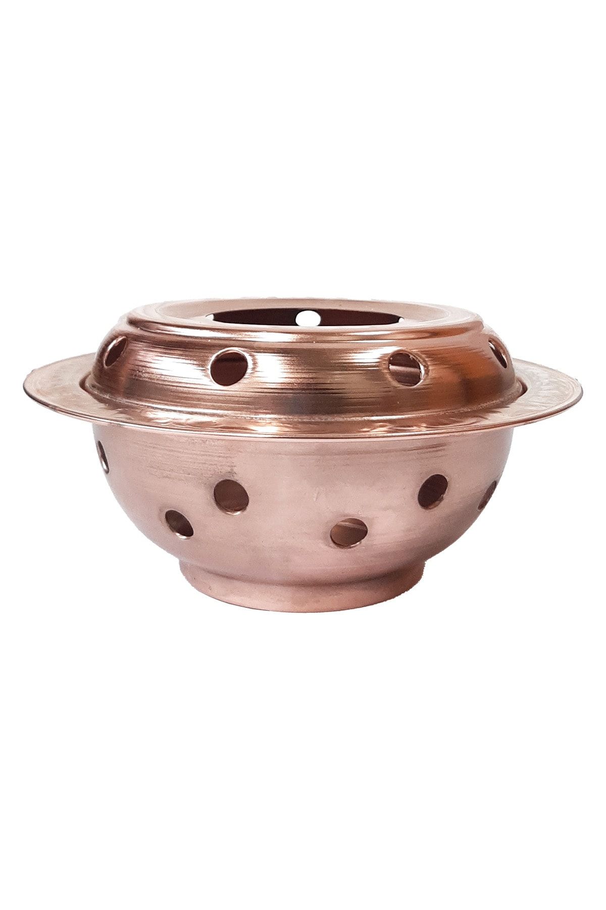 TURNA BAKIR Osmanlı Çaydanlık Isıtıcı 22 Cm Düz Kırmızı Turna4203-1