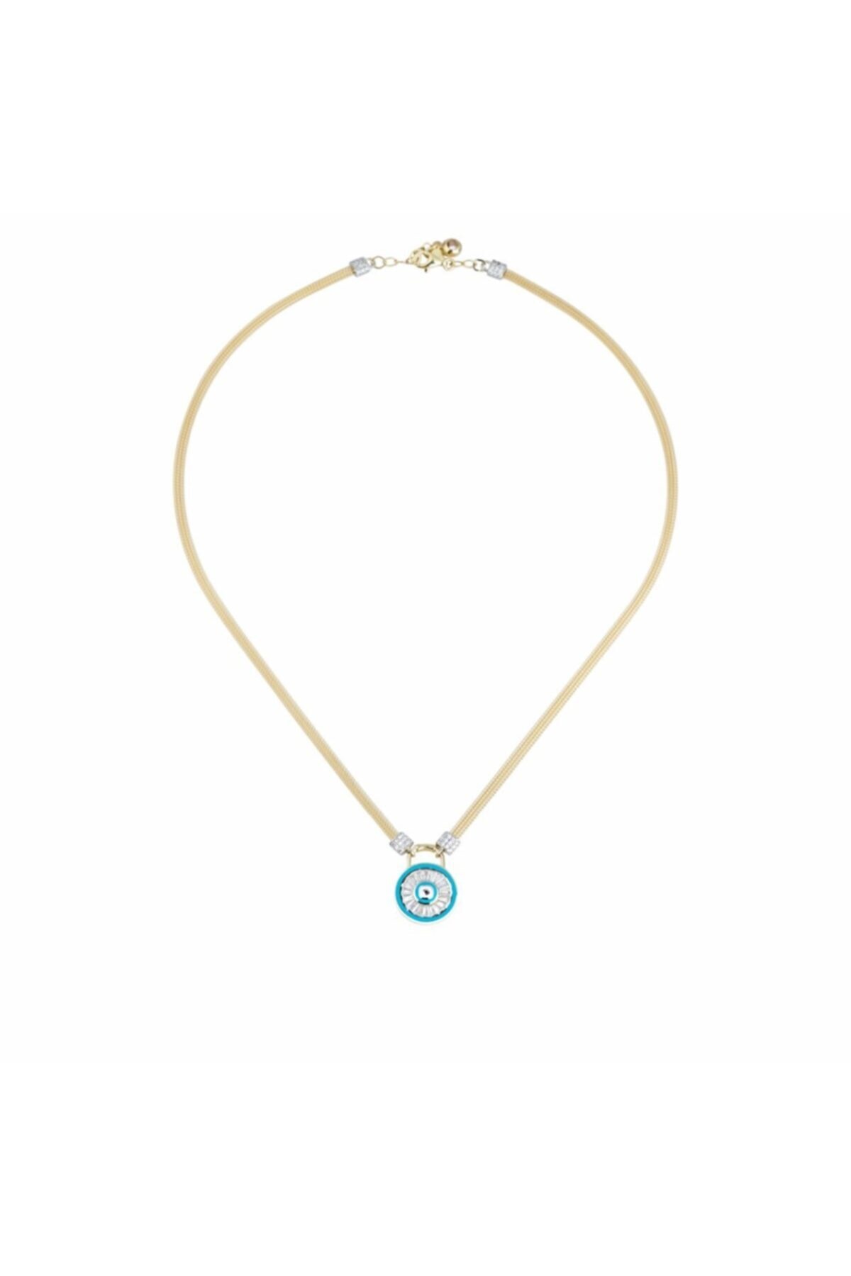 Ema Jewellery Altın Baget Taşlı Ikili Set