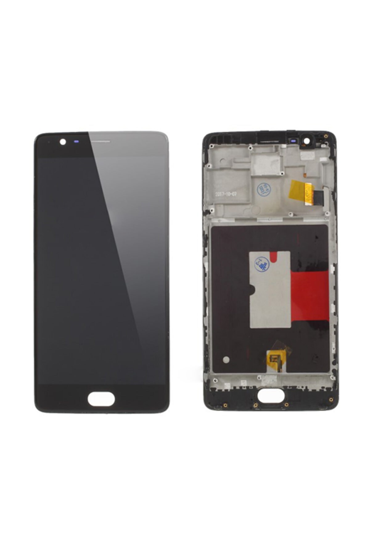 Ally Mobile Oneplus 3t Uyumlu Oneplus 3 Oled Ekran Dokunmatik Touch Çıtalı-siyah