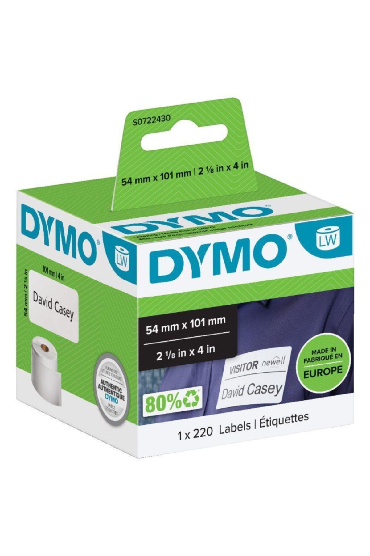 Dymo Lw Sevkiyat Etiketi 220'li 101x54 Mm S0722430