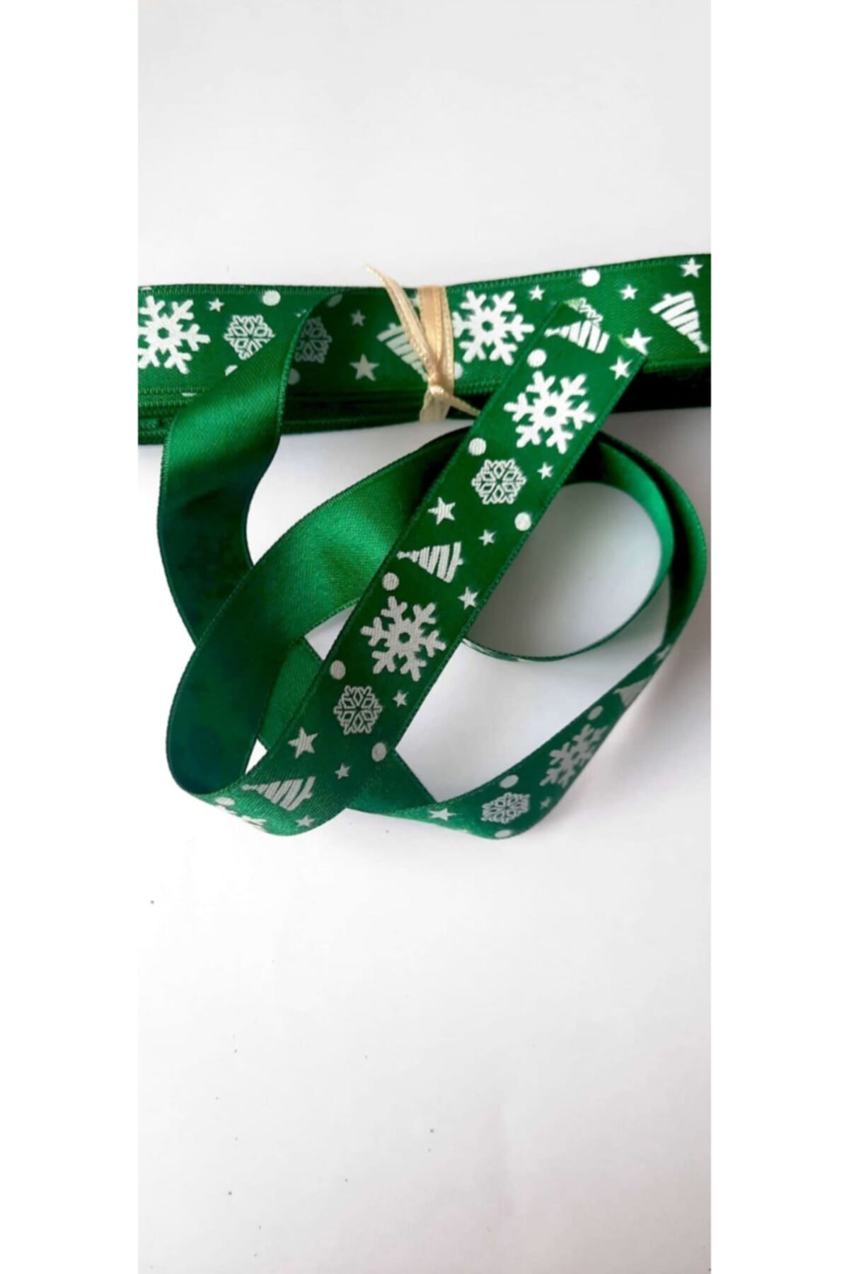 İMREN AKSESUAR Yılbaşı Saten Kurdela 2 Cm 10 Metre
