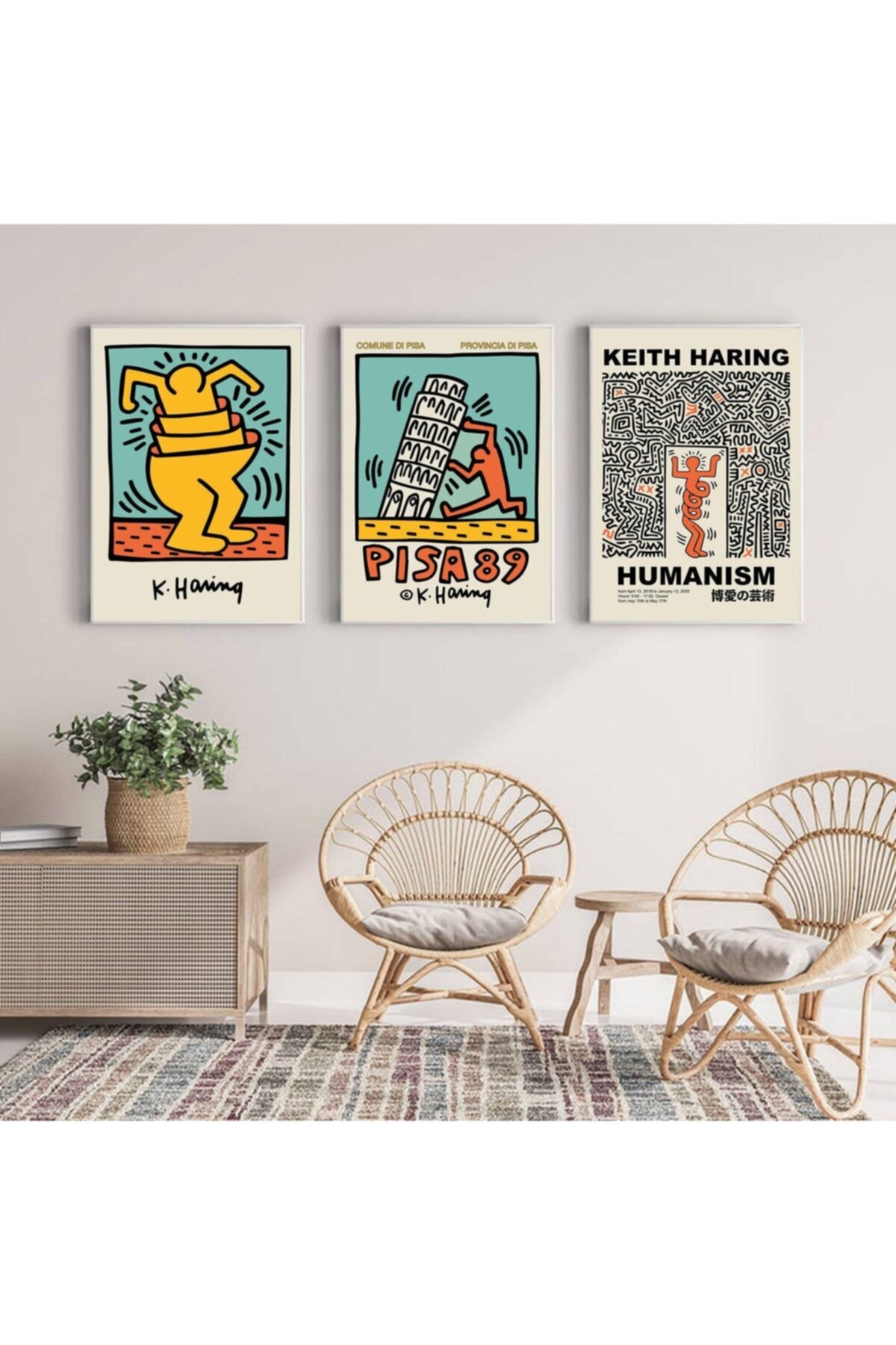by tuzkan Keıth Haring Sergi Posteri Seti