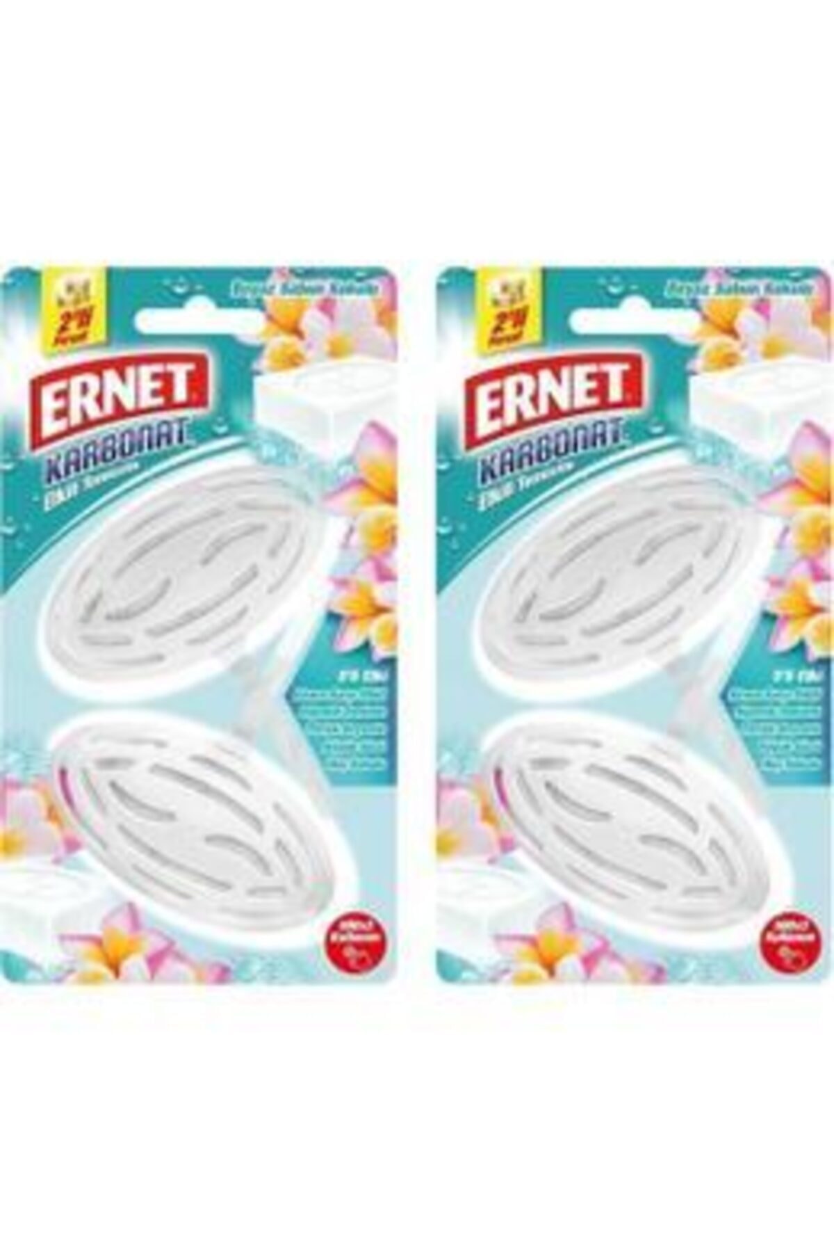 Ernet Beyaz Sabun Kokulu Klozet Blok 2 X 40 Gr = 2 Adet