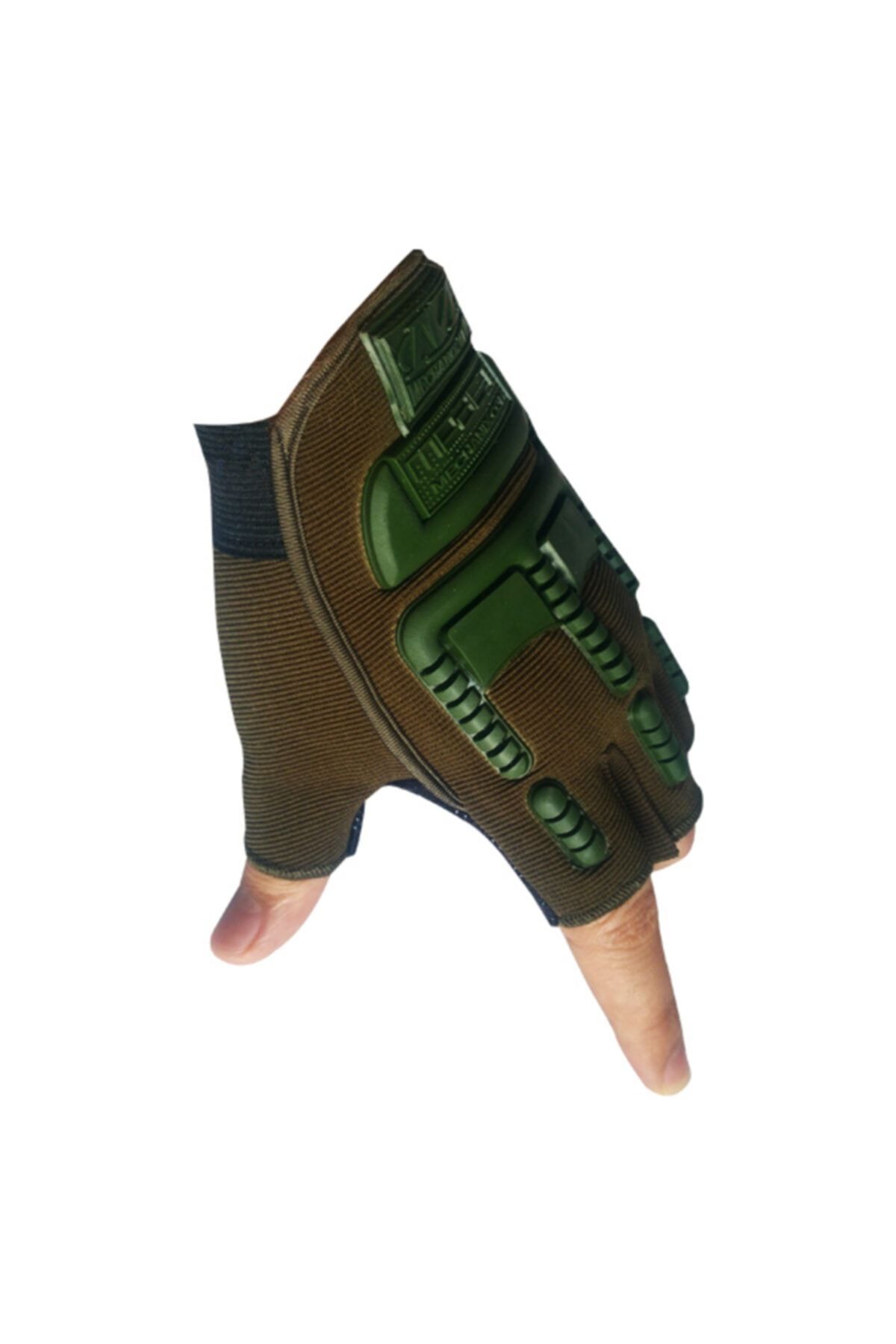 Sav Up 1107 Mechanix Parmaksız Eldiven Haki