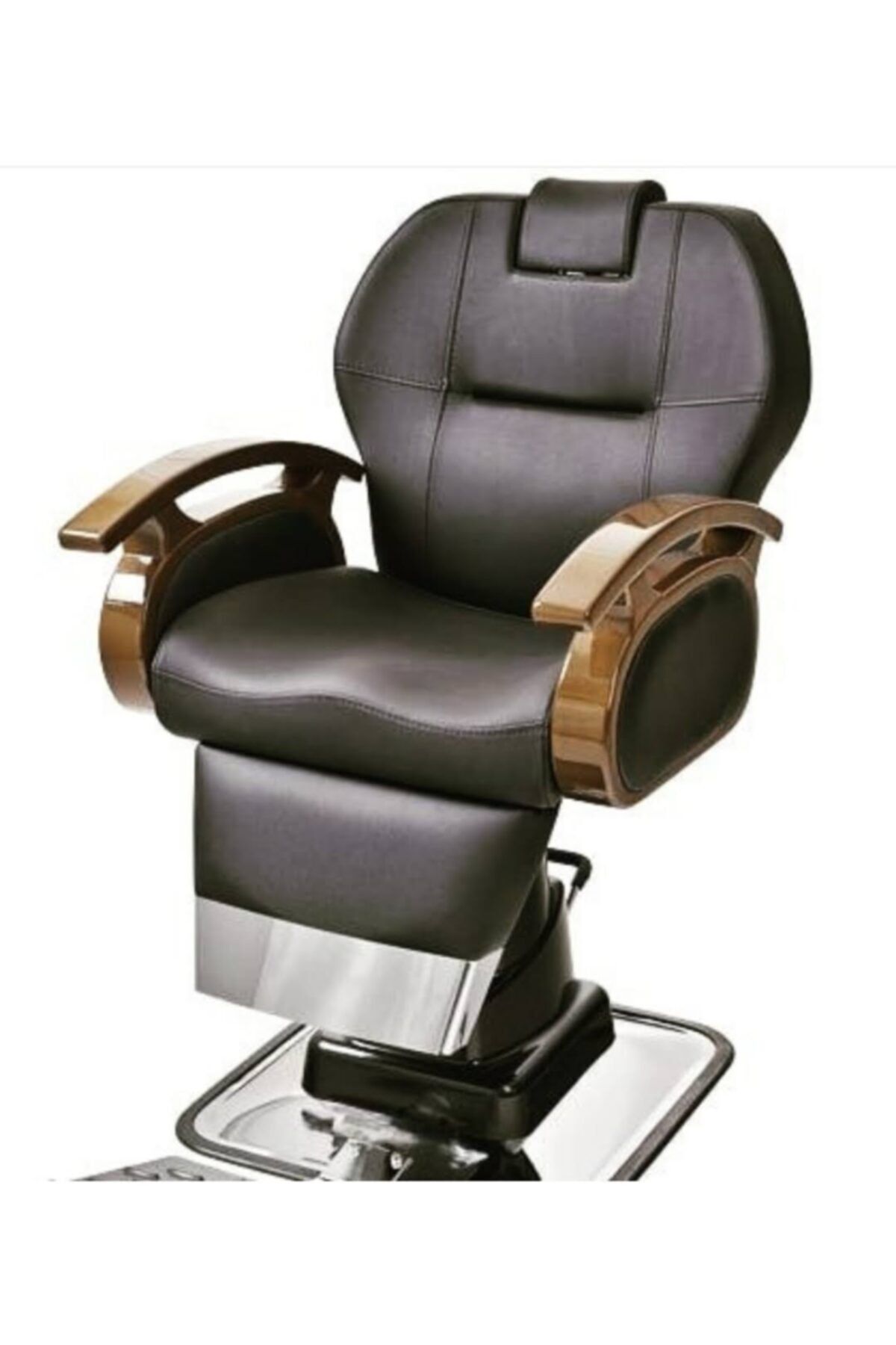 Hayal Deluxe Ahşap Kollu Berber Koltuğu - 829 Dlx