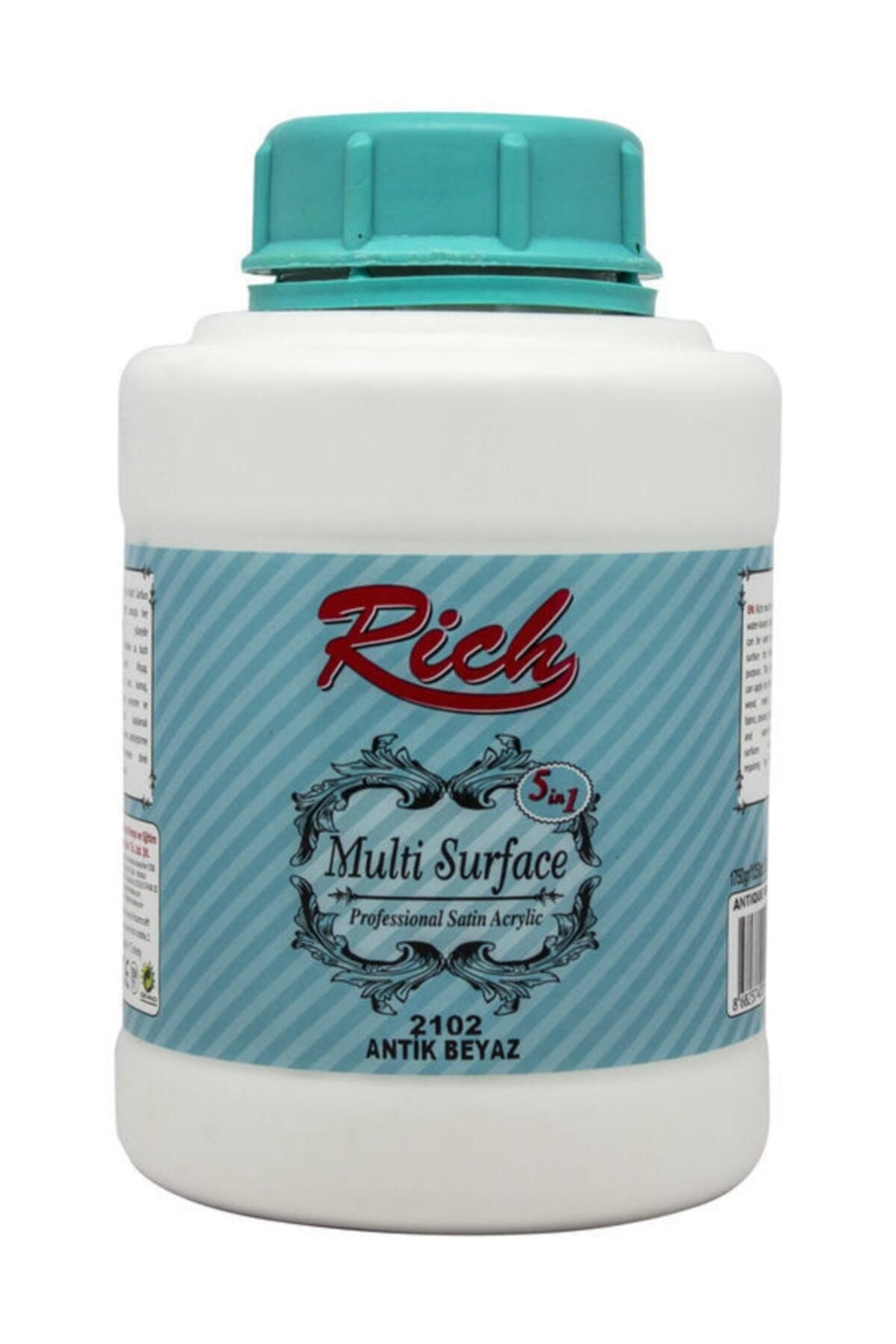 Rich Multi Surface Her Yüzey Için Akrilik Boya 1750 Gr. 2102 Antik Beyaz