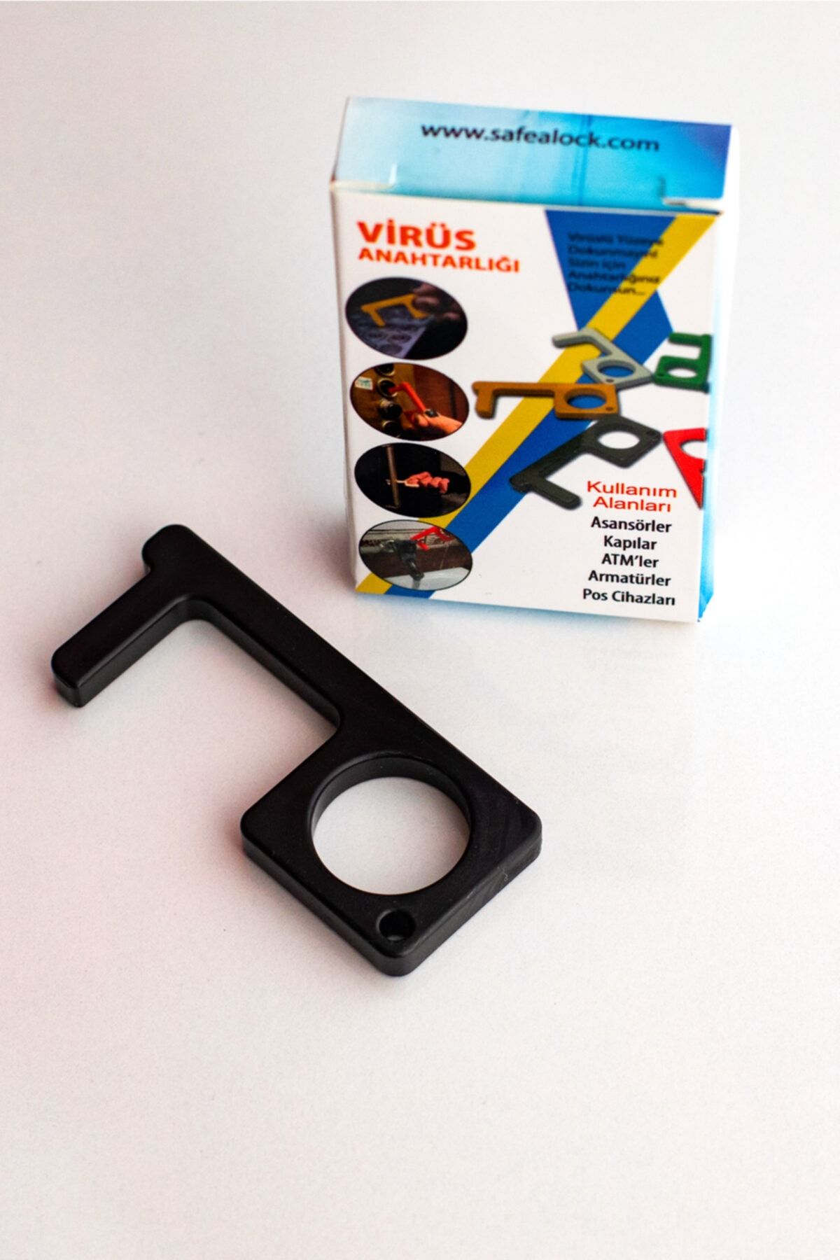 Safealock Virüs Anahtarlığı (siyah)