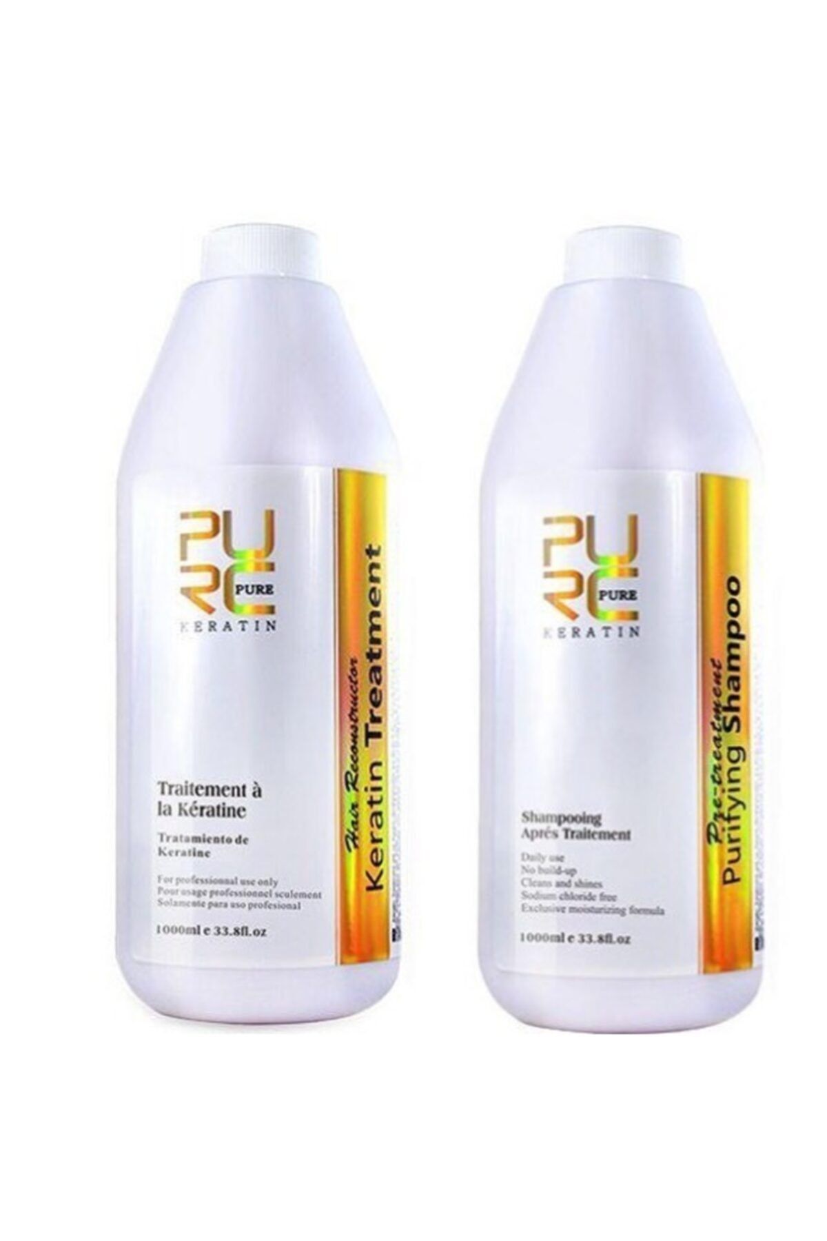 Pure Purc Keratin Bakım Ve Arındırıcı Şampuan Seti