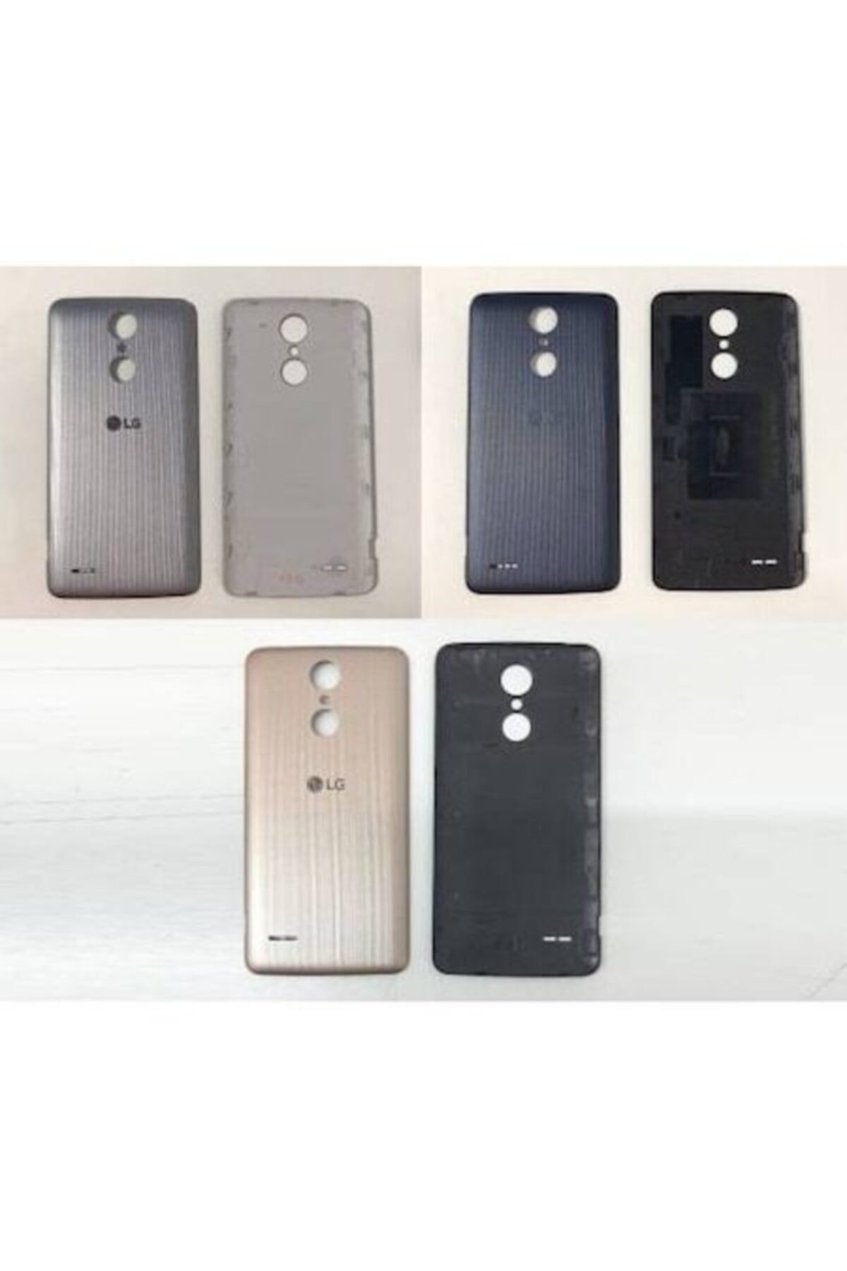 Qudex Lg K8 2017 Arka Kapak Pil Batarya Kapağı (yüksek Kalite) Altın