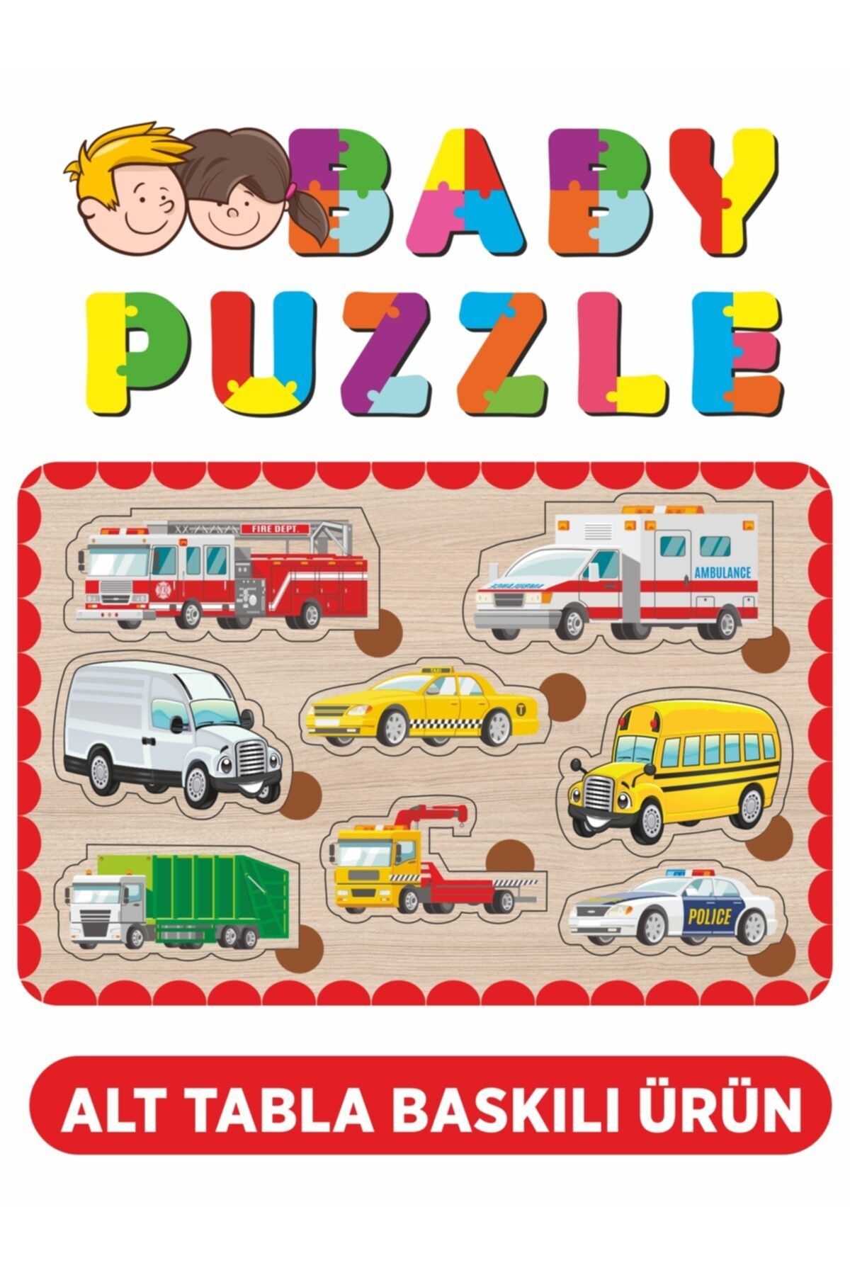 Baskı Atölyesi Ahşap Puzzle