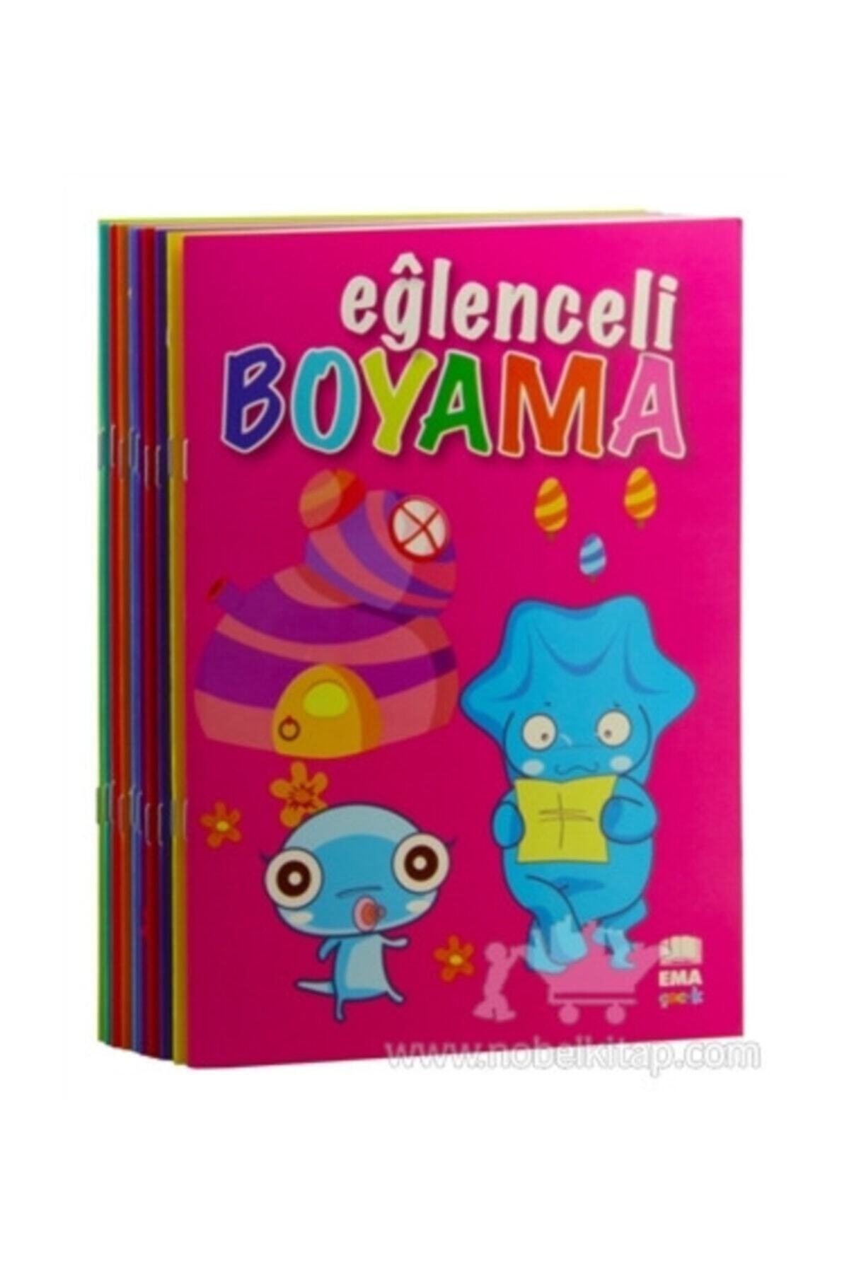 ema Çocuk Eğlenceli Boyama Seti (10 Kitap)-kolektif