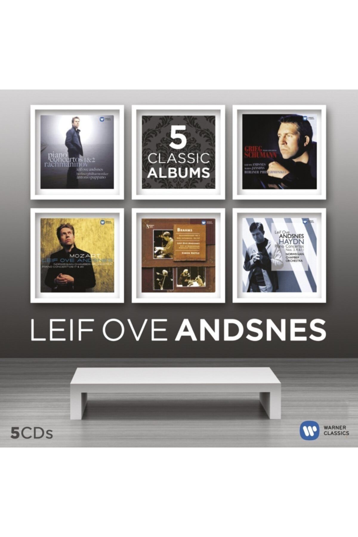 Warner Music Cd - Leif Ove Andsnes - Five-ın-one
