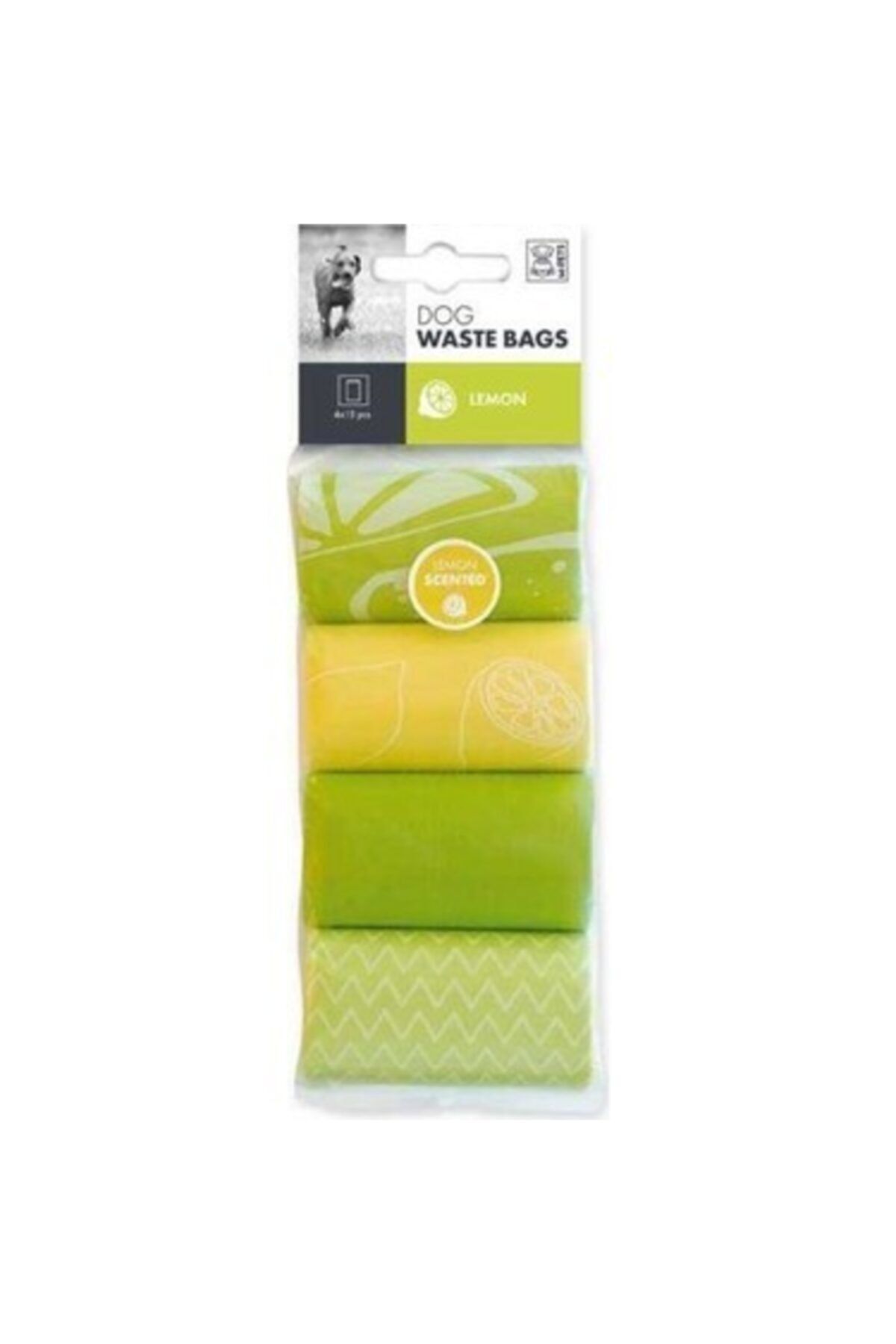 MPETS Köpek Dışkı Toplama Poşeti Limon Kokulu 4x15