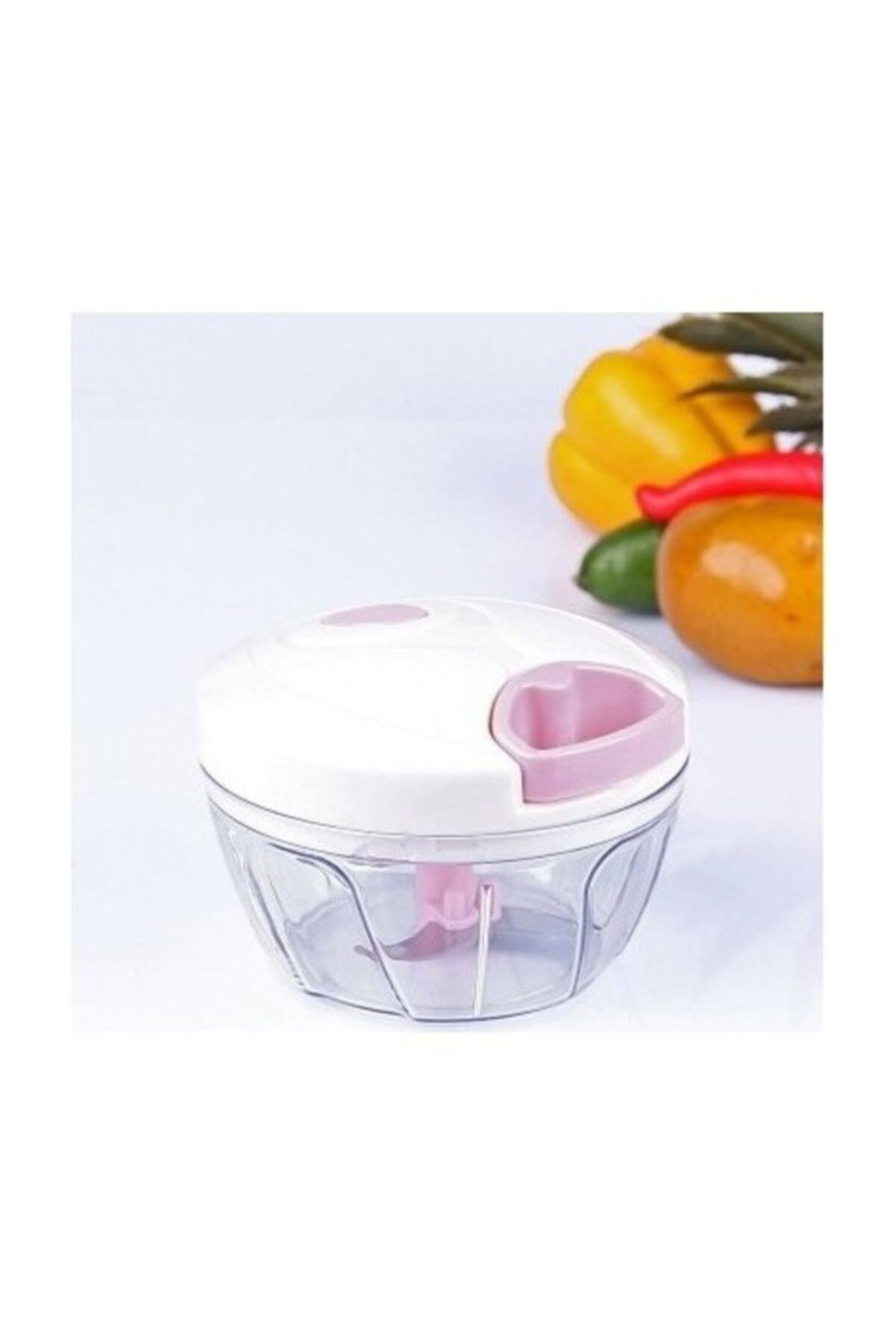 YAKUT Rondo Ipli Çekmeli Sebze Doğrayıcı 3 Bıçaklı El Blender Rondo