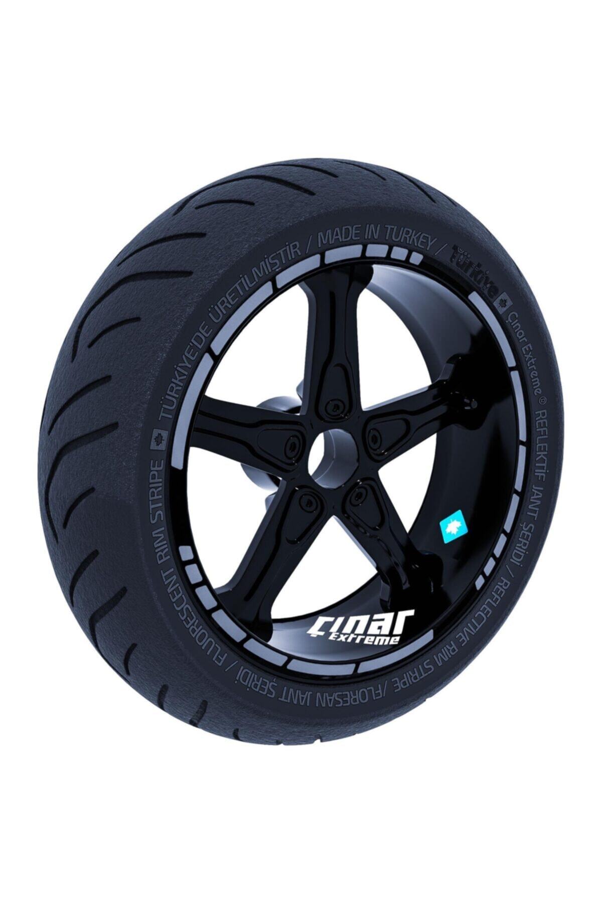 Çınar Extreme Moto Gp Stili Taş Grisi Jant Şeridi Sticker