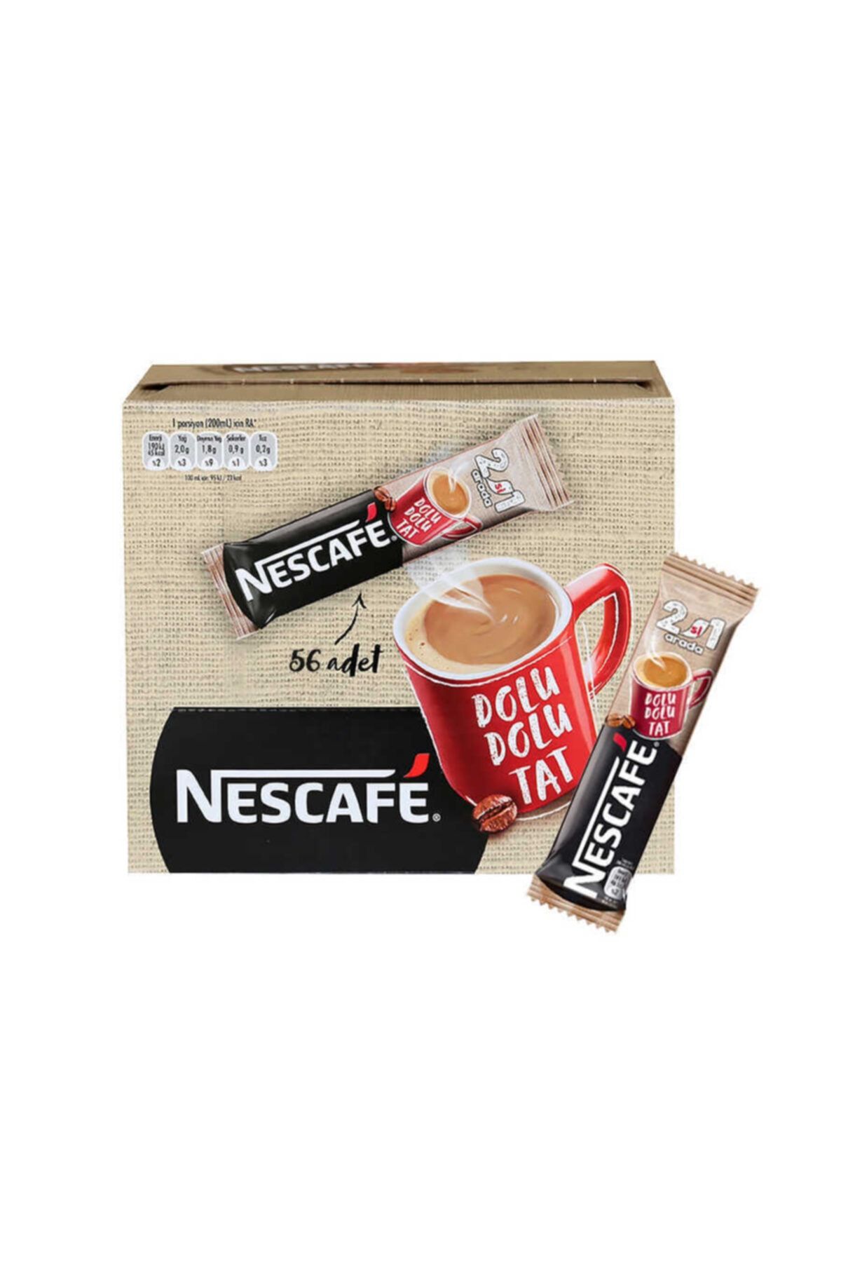 Nescafe 2 Si 1 Arada Kahve 56'lı