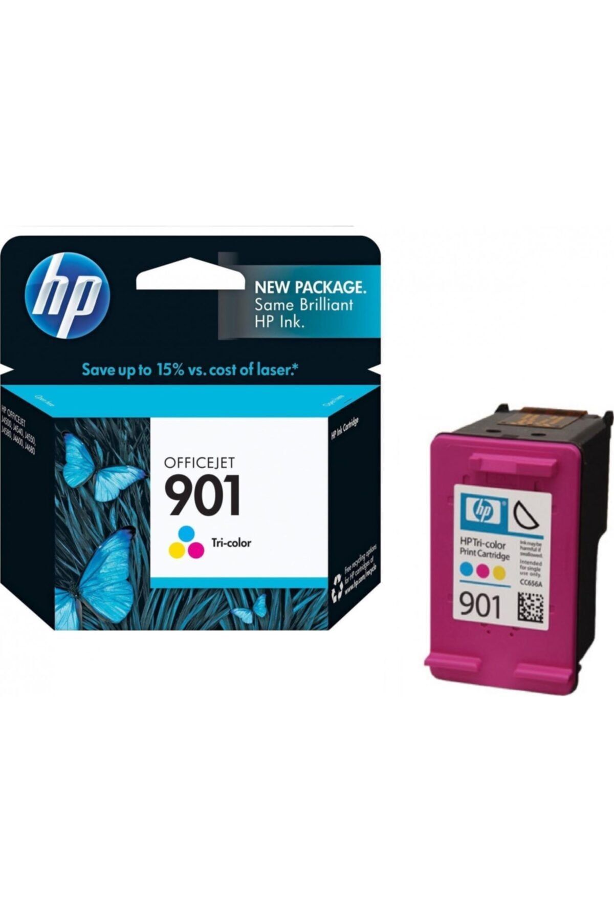 HP 901 Color Renkli Kartuş Cc656ae