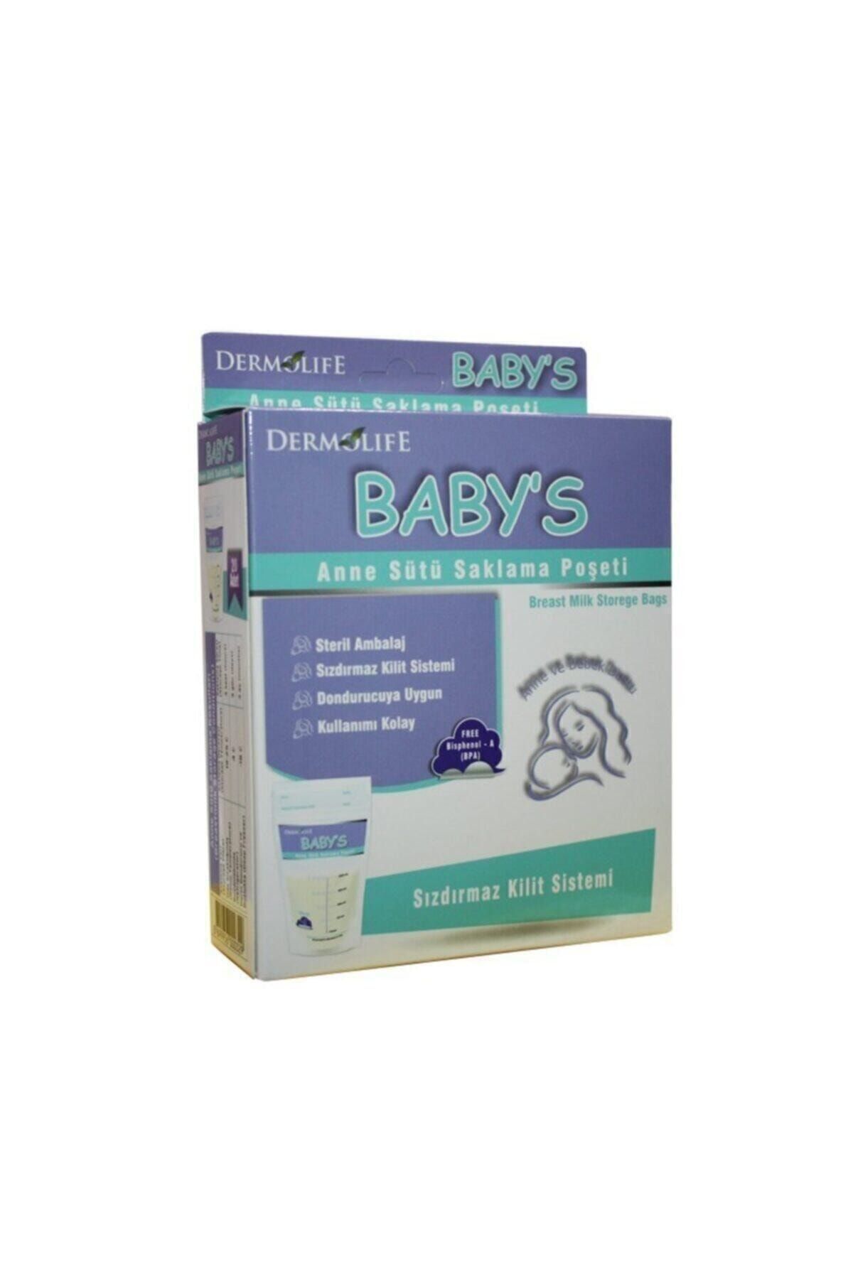 DenizPharma Baby's Anne Sütü Saklama Poşeti 20 Adet