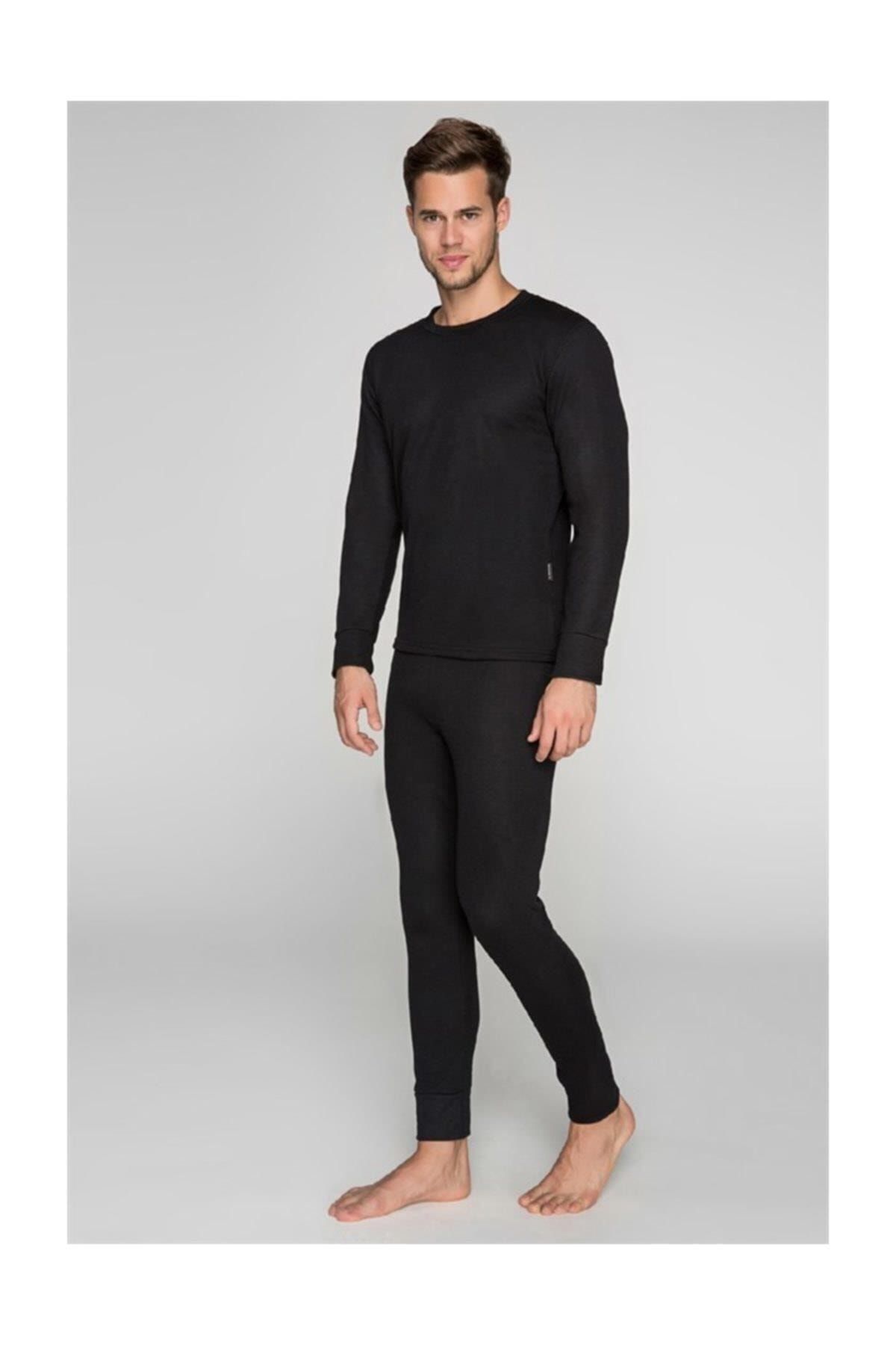 jilly jo Bonbonetti Unisex -20 Derece Siyah Termal Içlik Takım