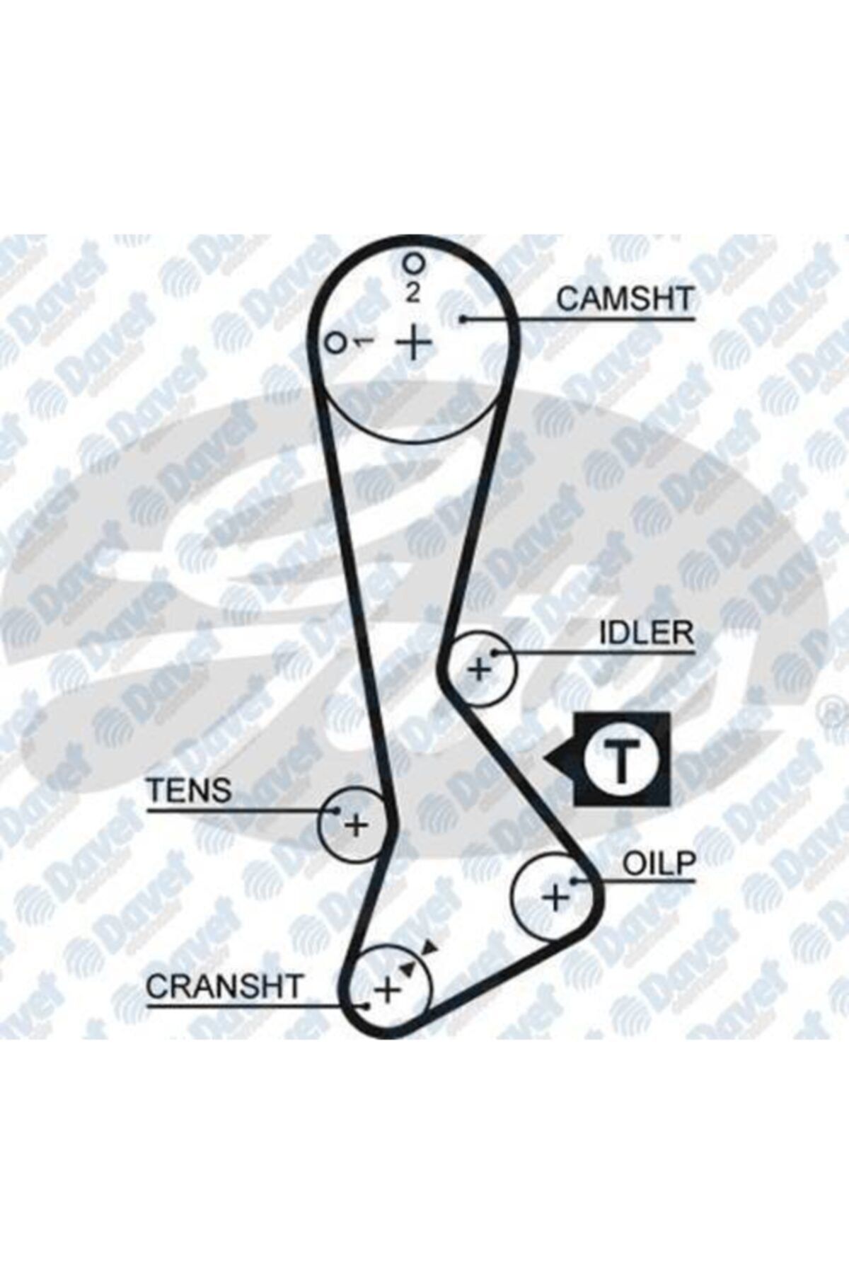 GATES Trıger Kayısı 123 Dıs 123x240gd123h8p240 Corolla 1.3 12v 83-01 Starlet 1.3 12v 8