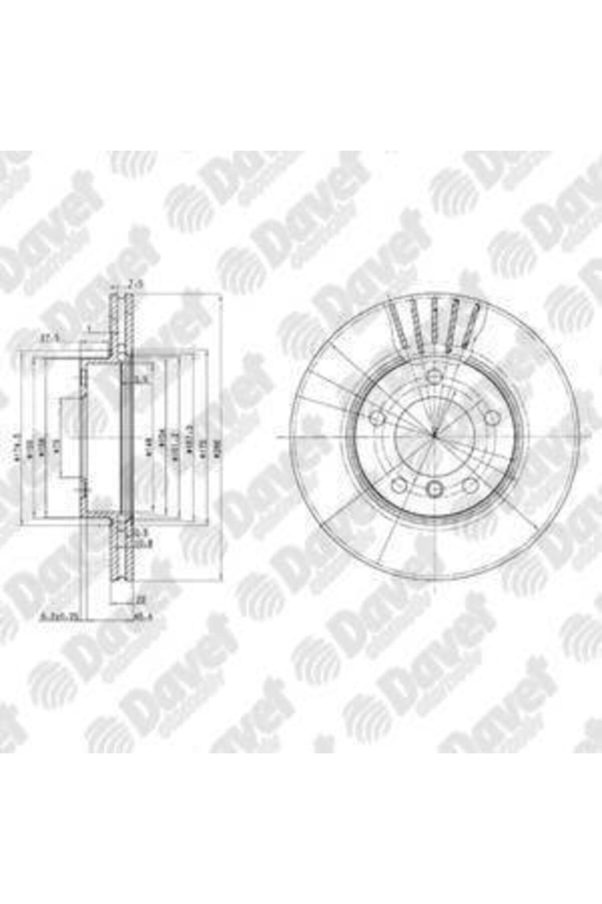 Parçafoni Fren Dıskı On 5d 286mm E36 3 Serısı Z3 90-