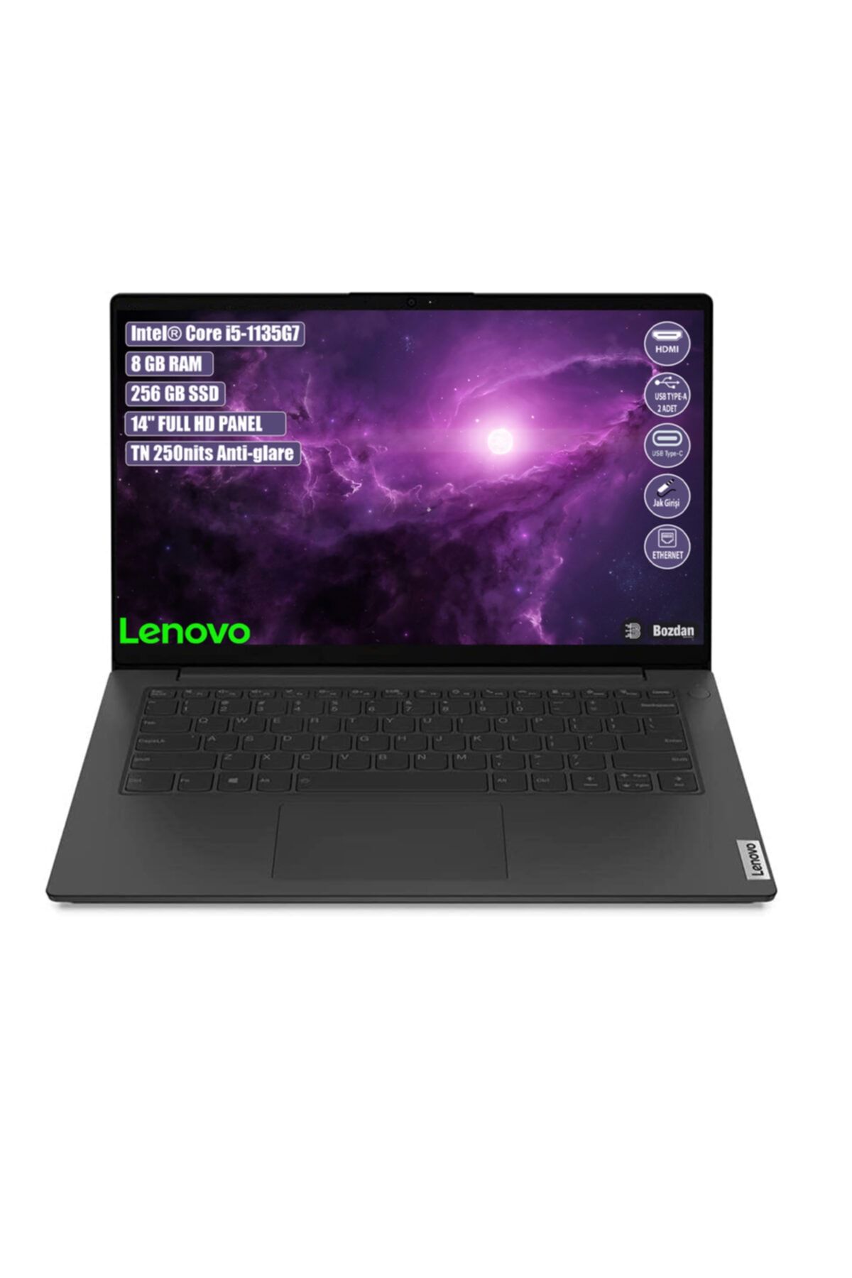 LENOVO V14 G2 Itl Intel Core I5-1135g7 8gb 256gb Ssd 14\
