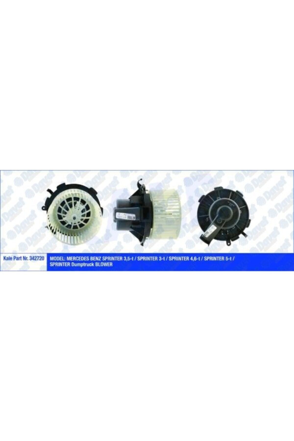 Parçafoni Kalorıfer Motoru Mb Sprınter 3.5-t / Sprınter 3-t / Sprınter 4.6-t / Sprınter 5-