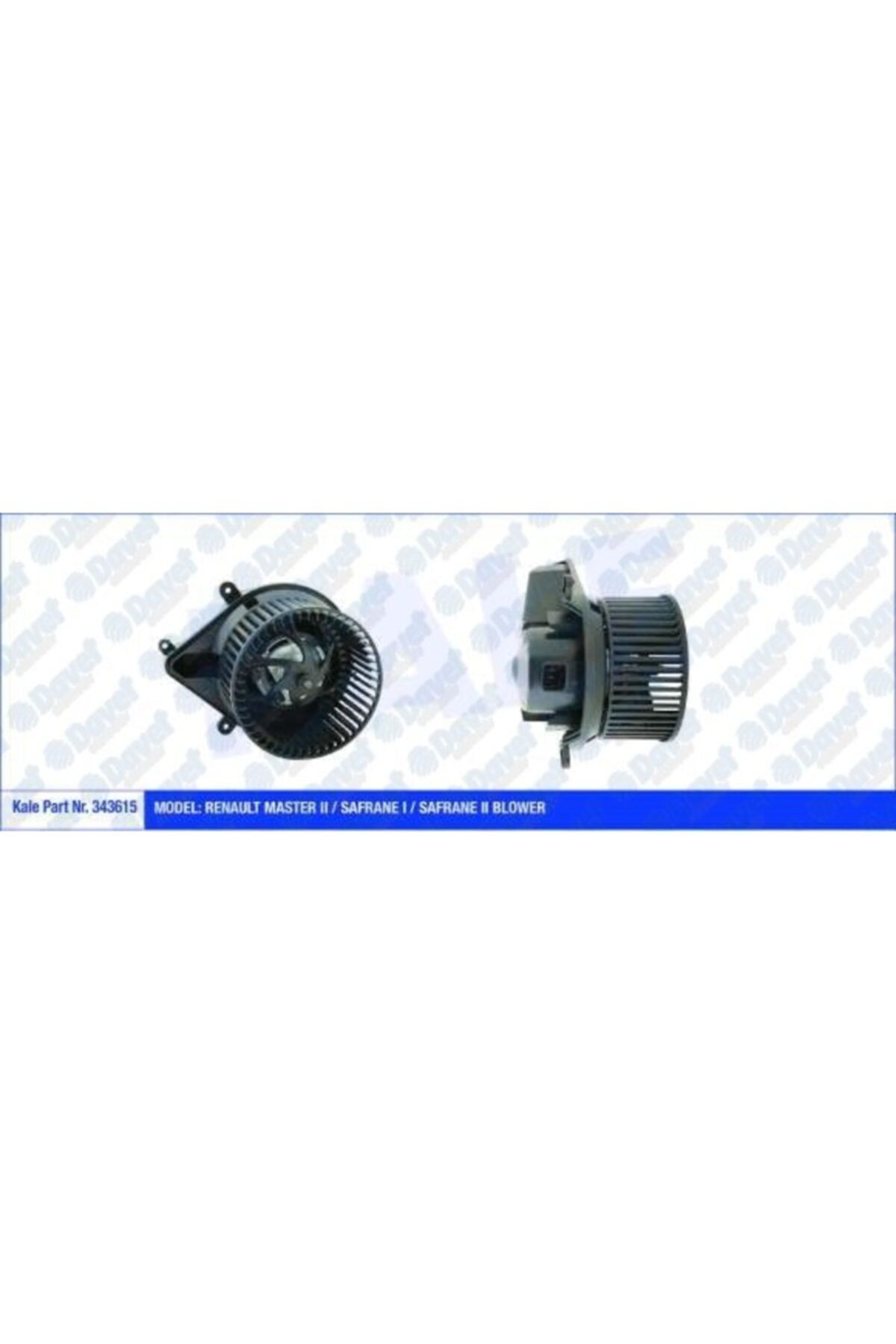 Parçafoni Kalorıfer Motoru Renault Master ıı / Safrane ı / Safrane ıı 12v