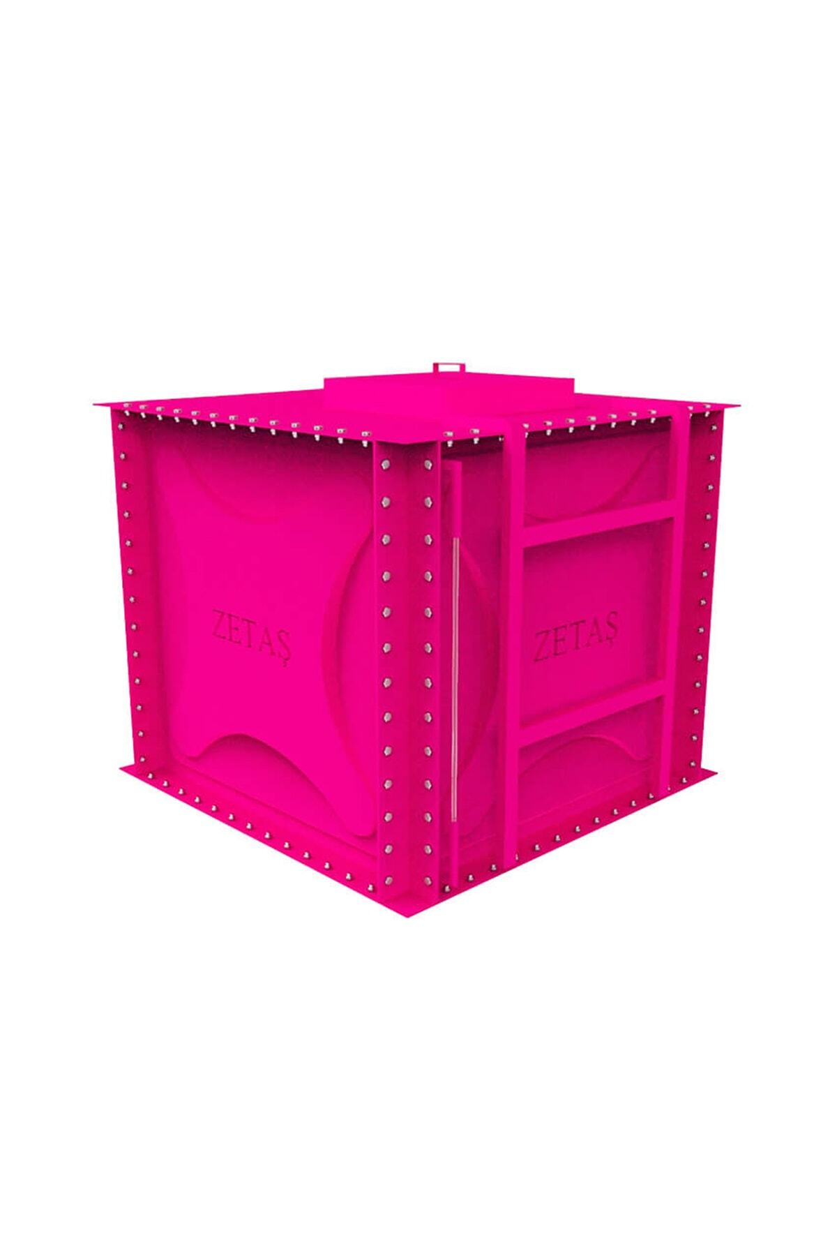 zetaş Fırın Boyalı Modüler Su Deposu Pembe 5.000 Lt
