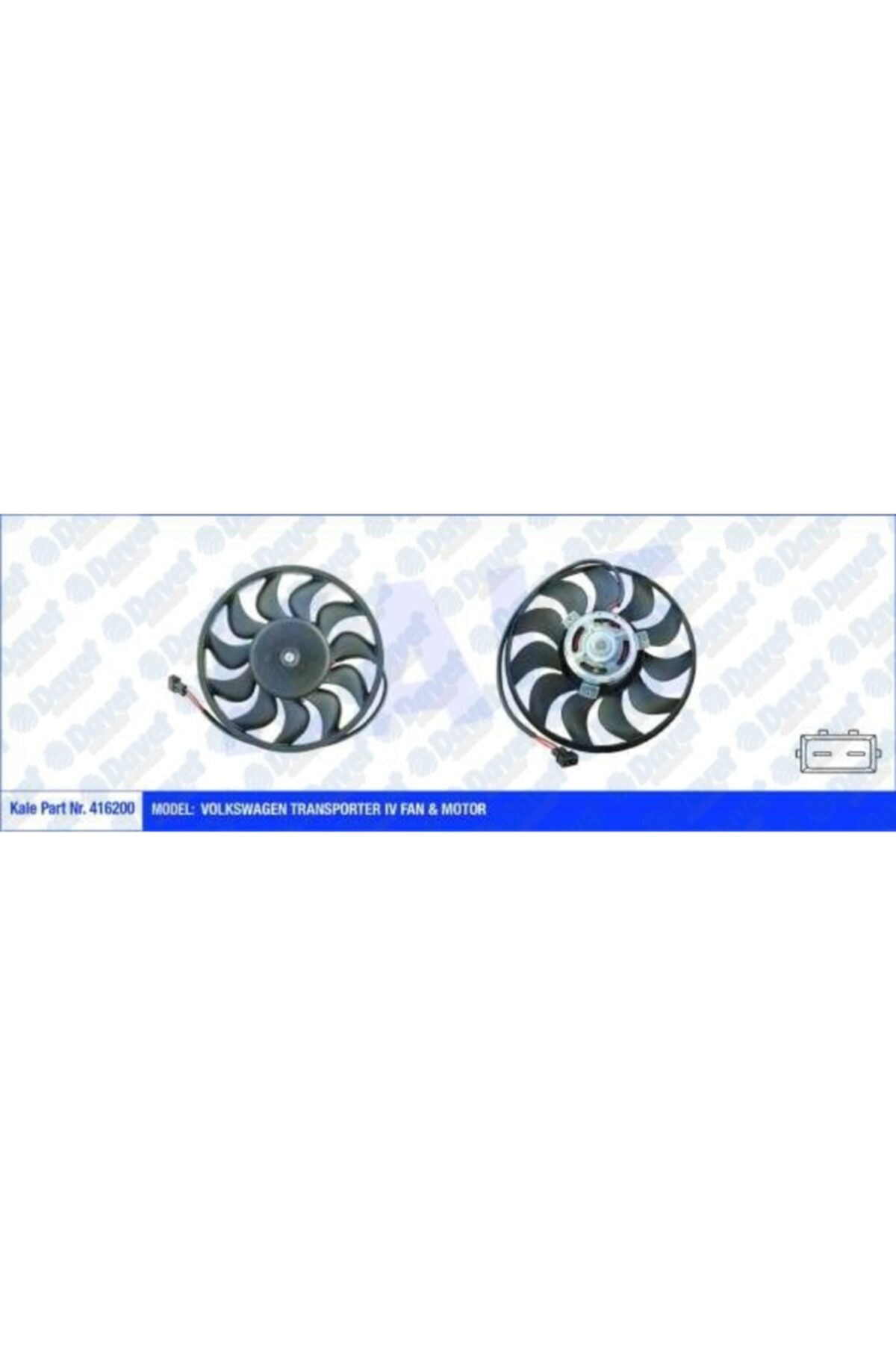 Parçafoni Fan Motoru Vw Transporter ıv 280w 282mm Fan-motor