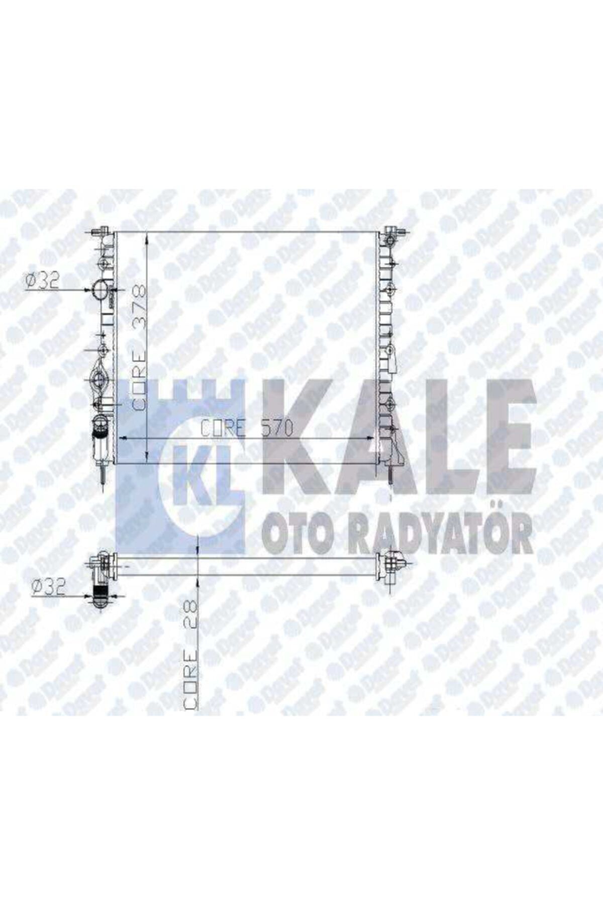 Parçafoni Su Radyatoru Renault Megane Scenıc 2 Sıra Al+pl Alımınyum