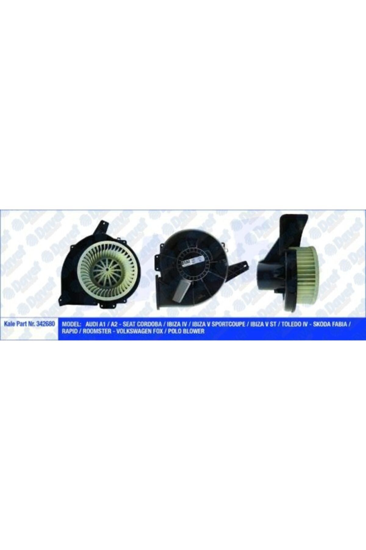 Parçafoni Kalorıfer Motoru Vw A1 / A2 - Cordoba / Ibıza ıv / Ibıza v sportcoupe / Ibıza v