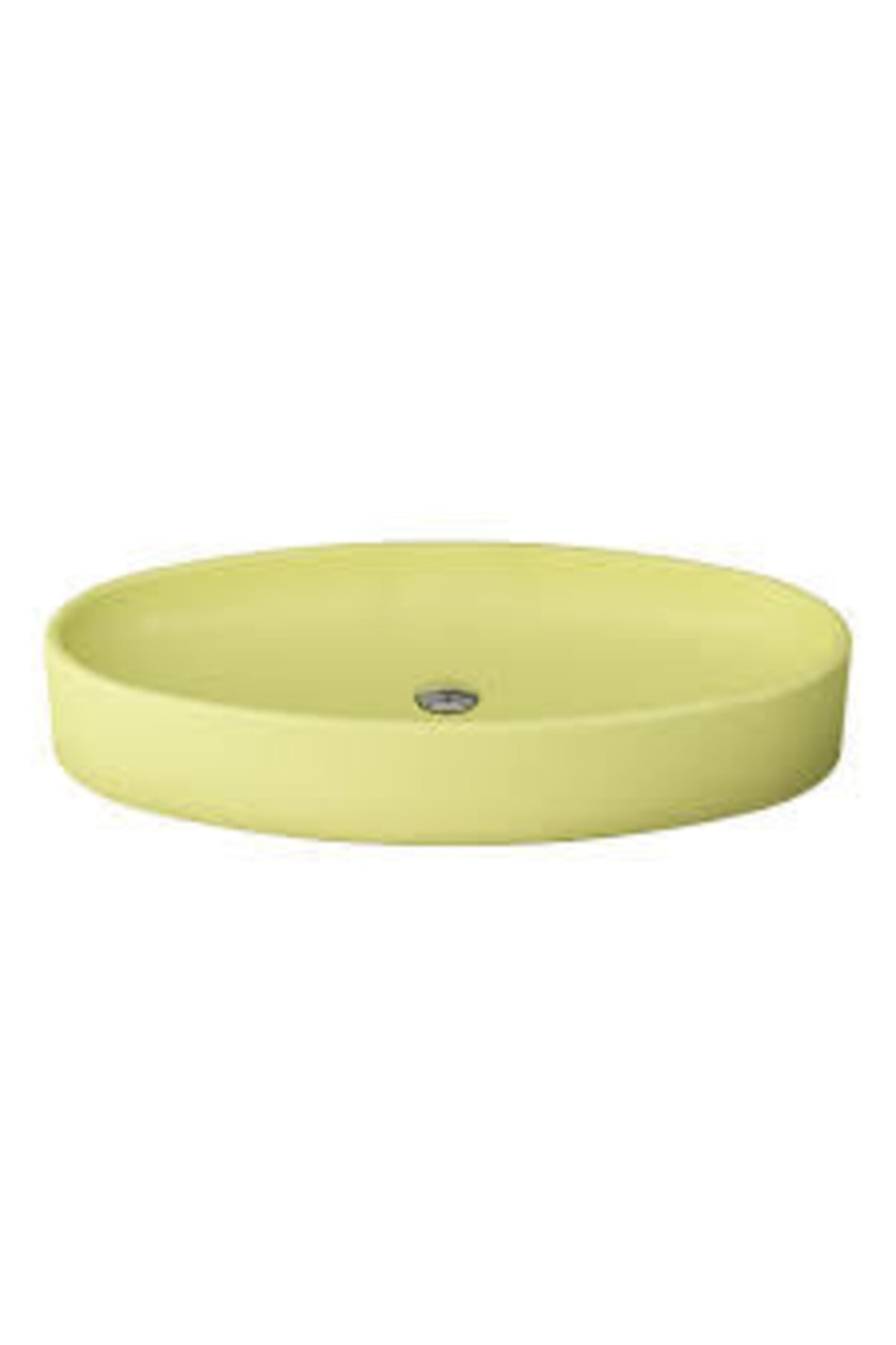 Bocchi Vessel Çanak Lavabo 85 cm Mat Sarı