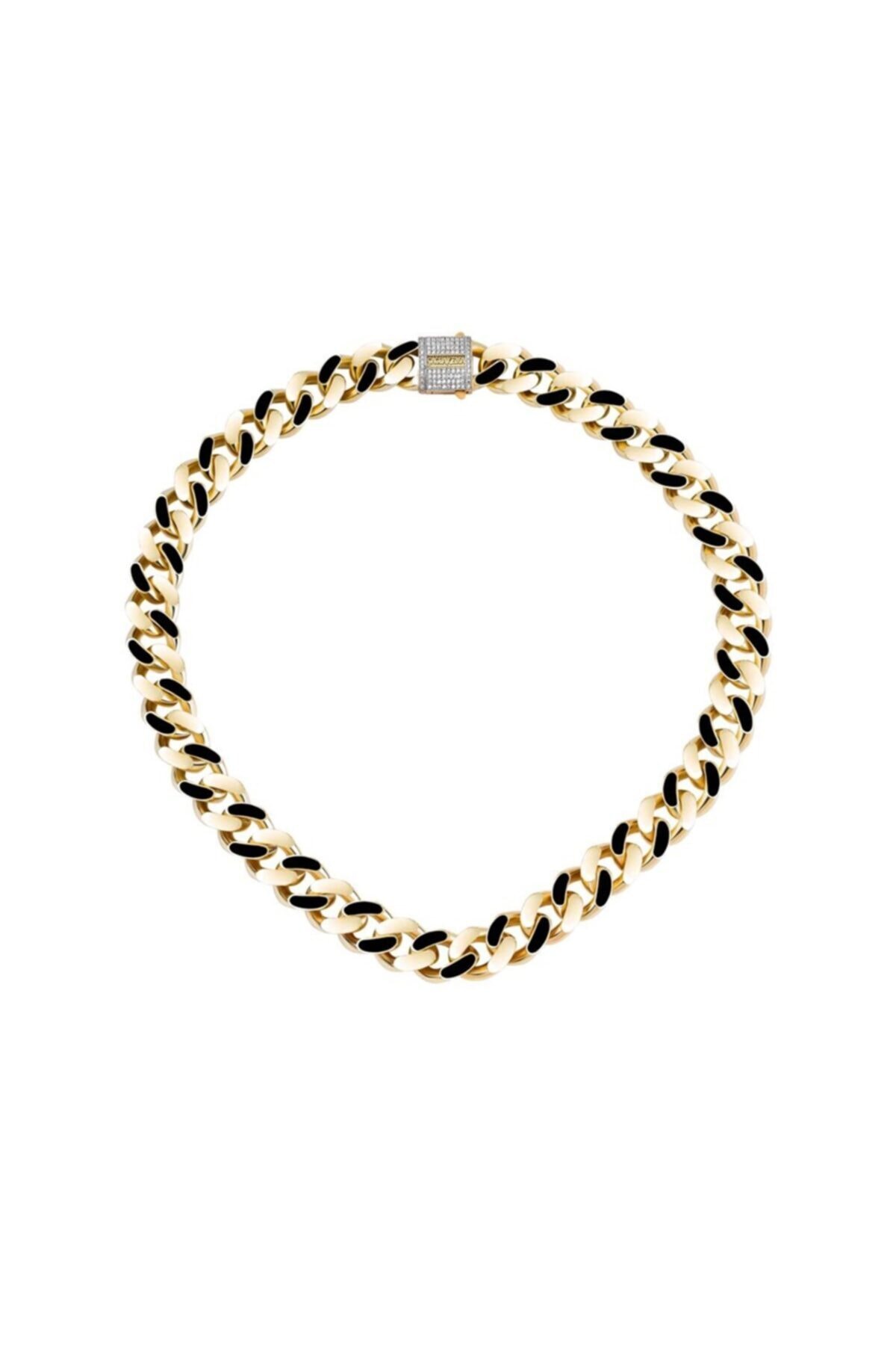 Ema Jewellery Siyah Mine Altın Gurmet Kolye