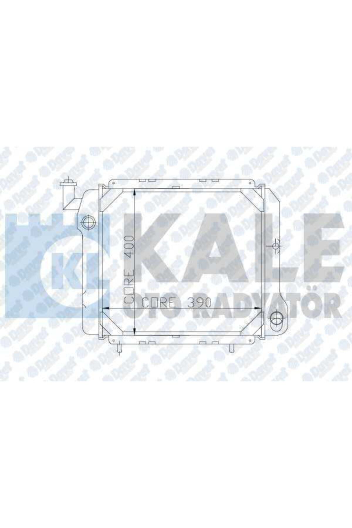 Parçafoni Su Radyatoru Renault 9 / 11 Ac 2 Sıra Al+pl Alımınyum