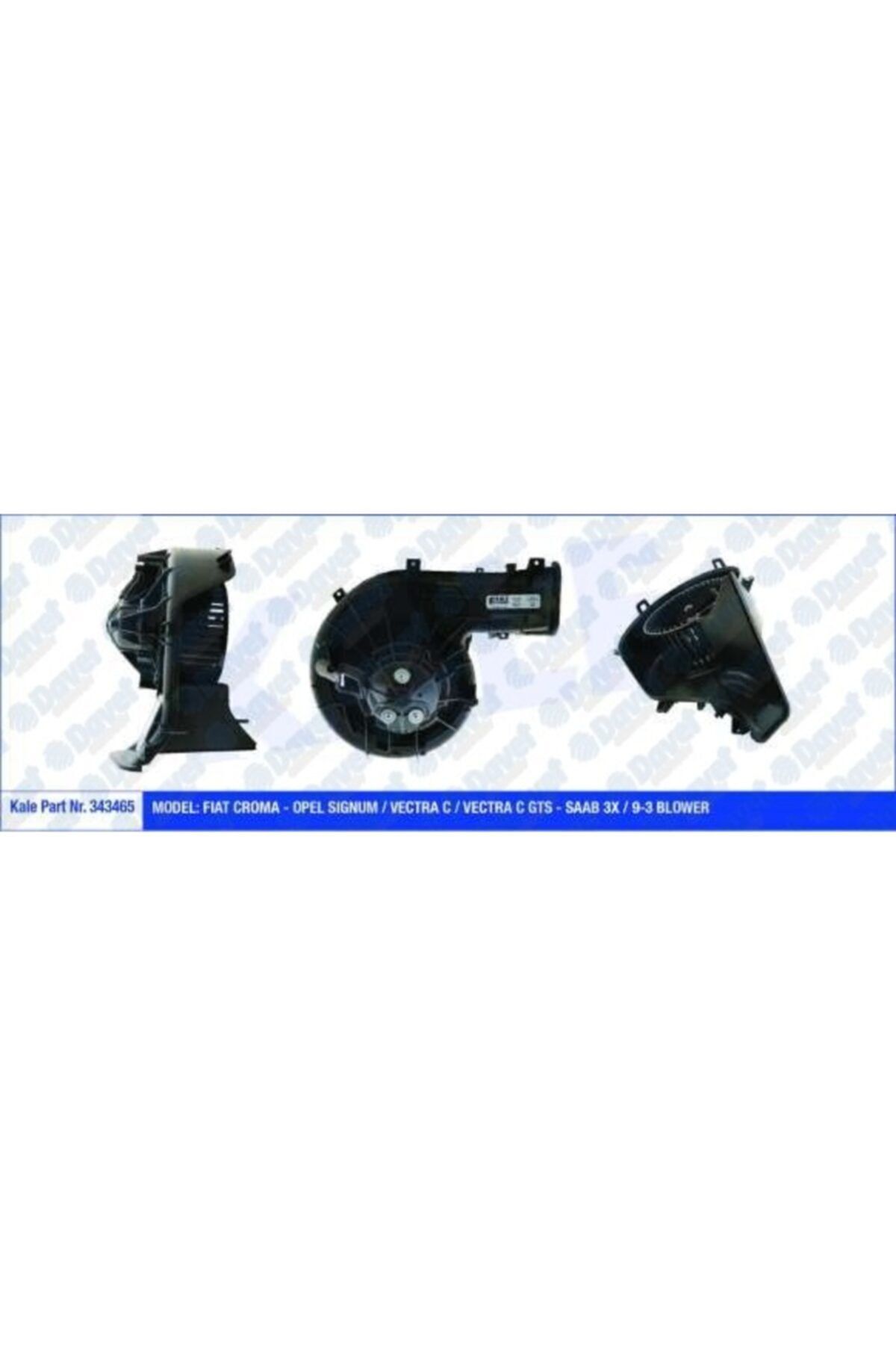 Parçafoni Kalorıfer Motoru Opel Sıgnum / Vectra C / Vectra c gts Fıat Croma Saab 3x / 9-3