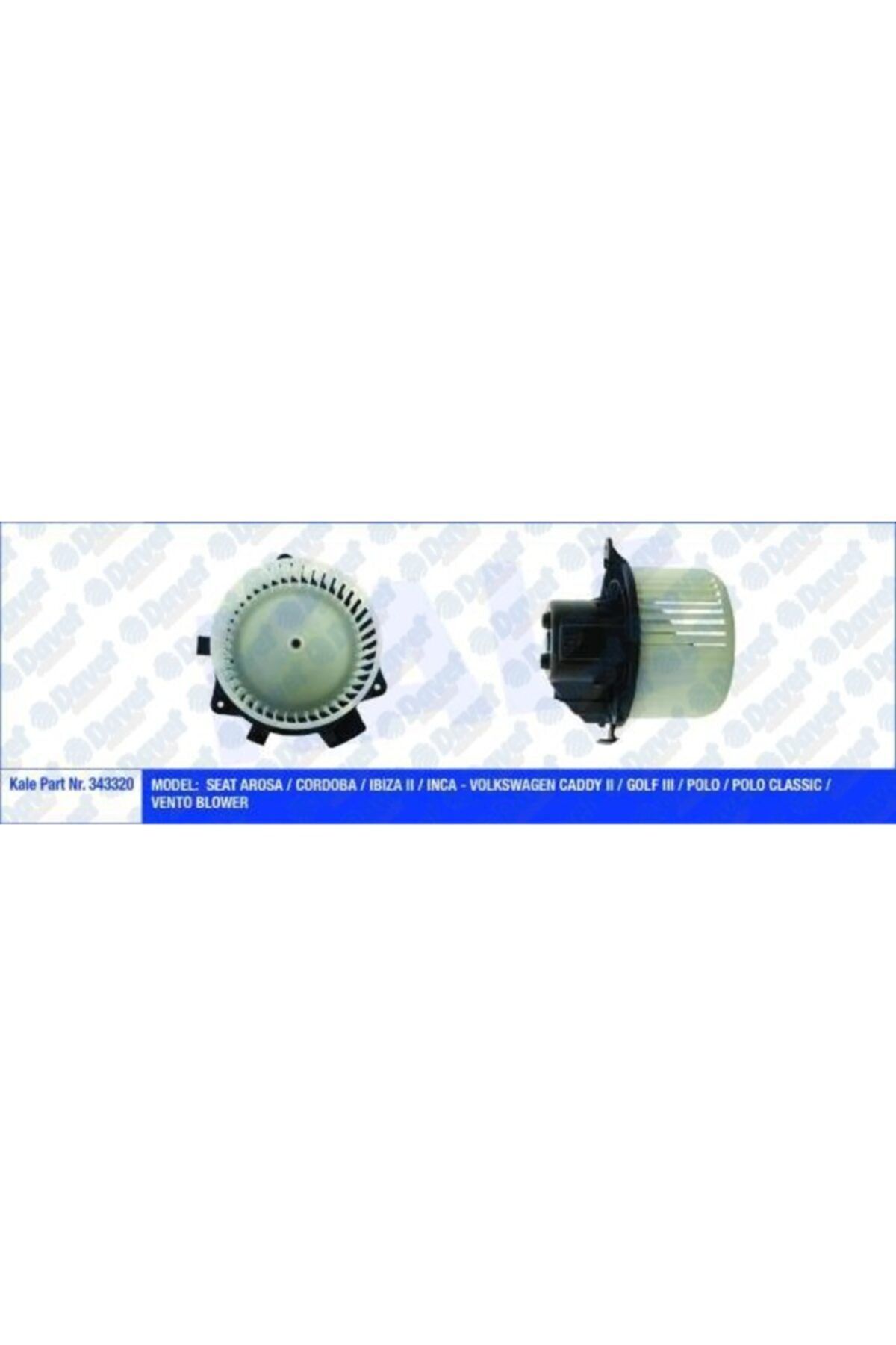 Parçafoni Kalorıfer Motoru Vw Arosa / Cordoba / Ibıza ıı / Inca - Caddy ıı / Golf ııı / Po