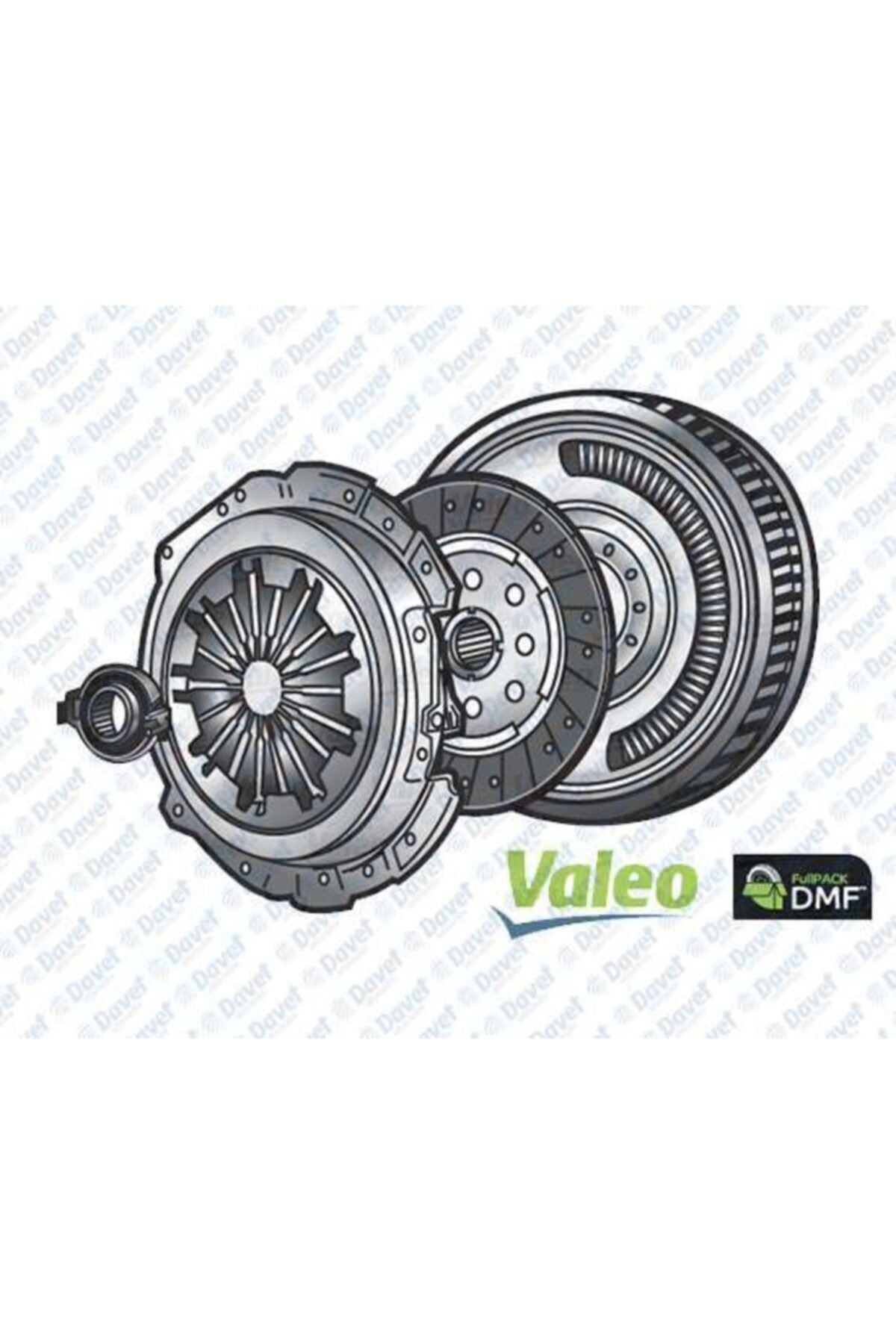 Parçafoni Dmf Volant + Debrıyaj Setı + Rulman Vw Golf Vı 1.6tdı 20092012