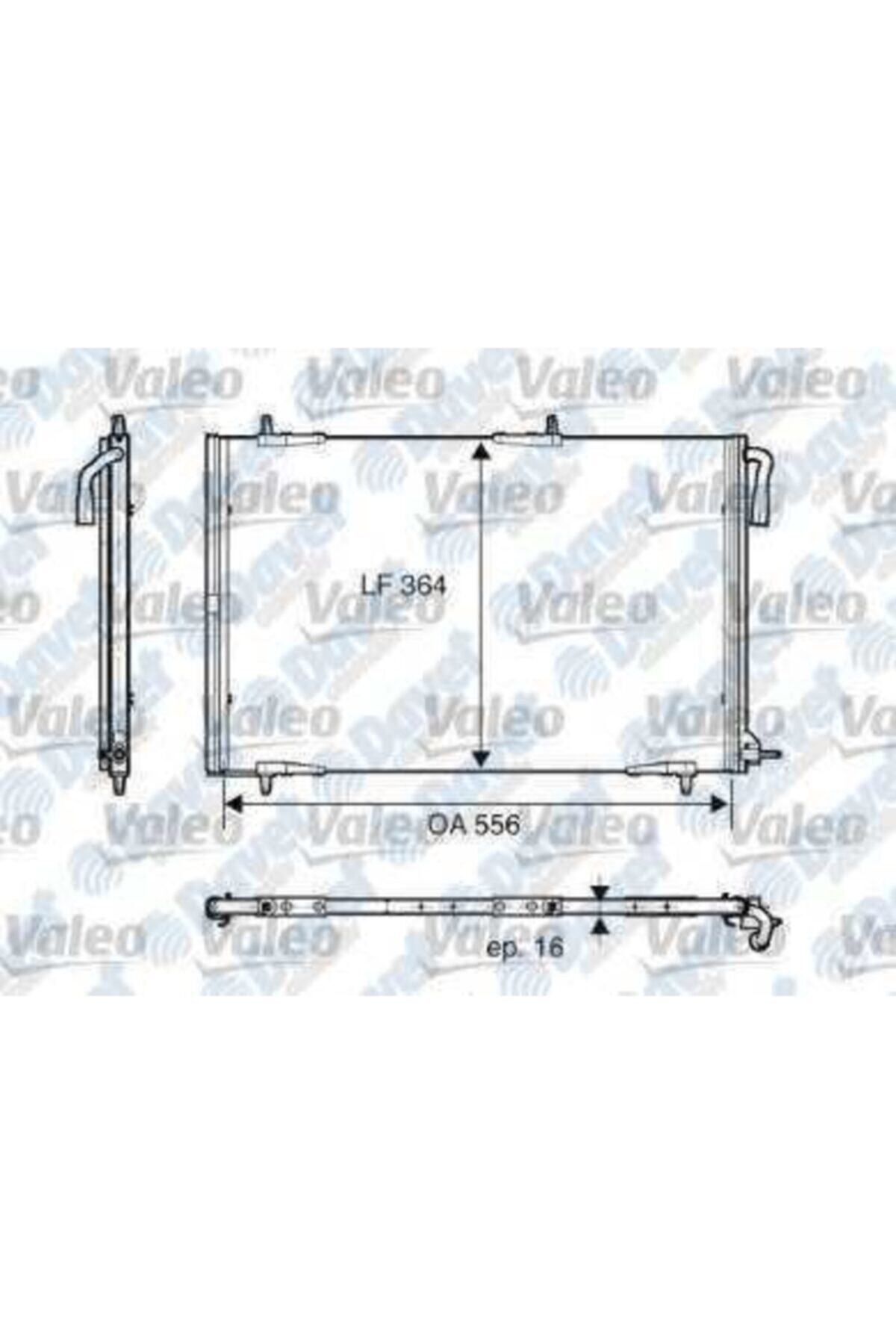 Parçafoni Klıma Radyatoru Kondenser Peugeot P206 09/03