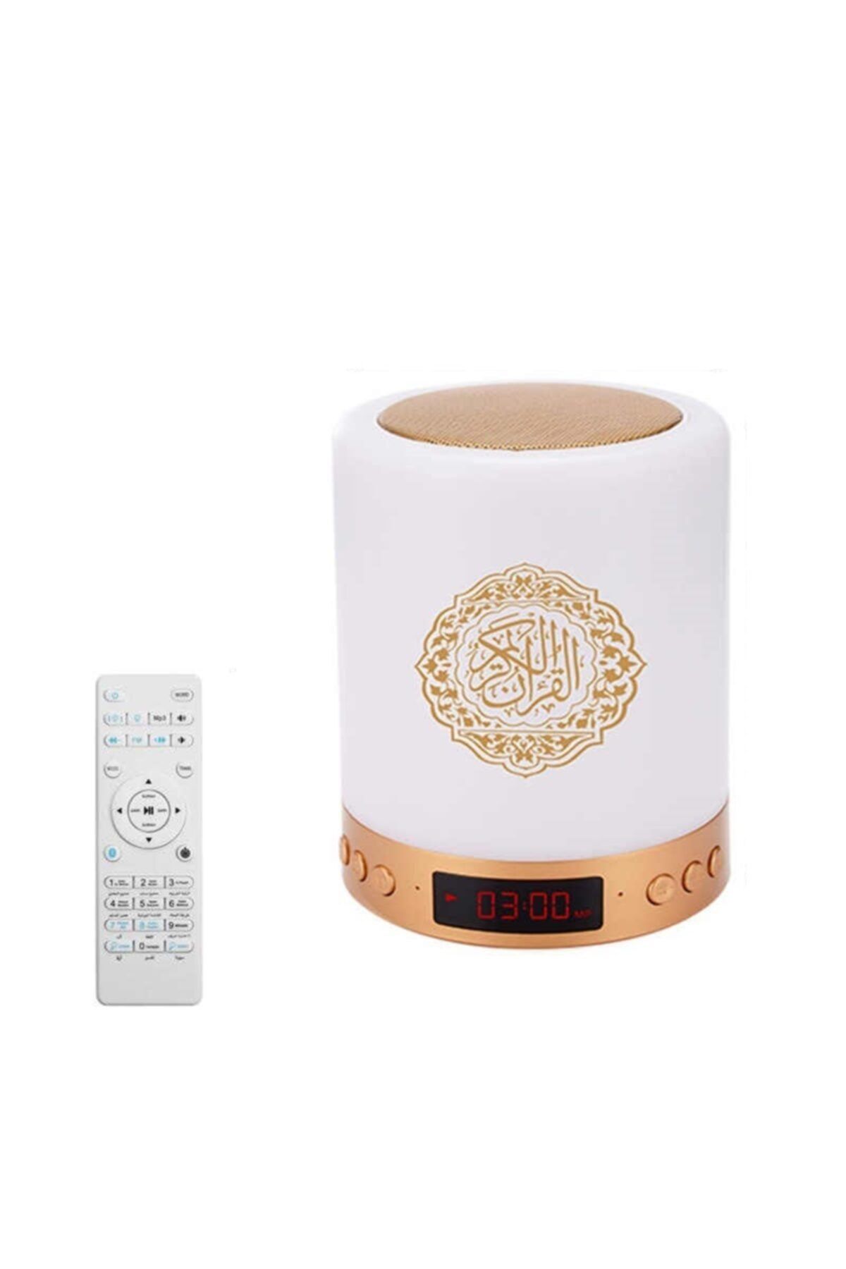 Techmaster Sq-1216 Kuran Okuyan Mp3 Sd Bt Hoparlör Rgb Gece Lambası
