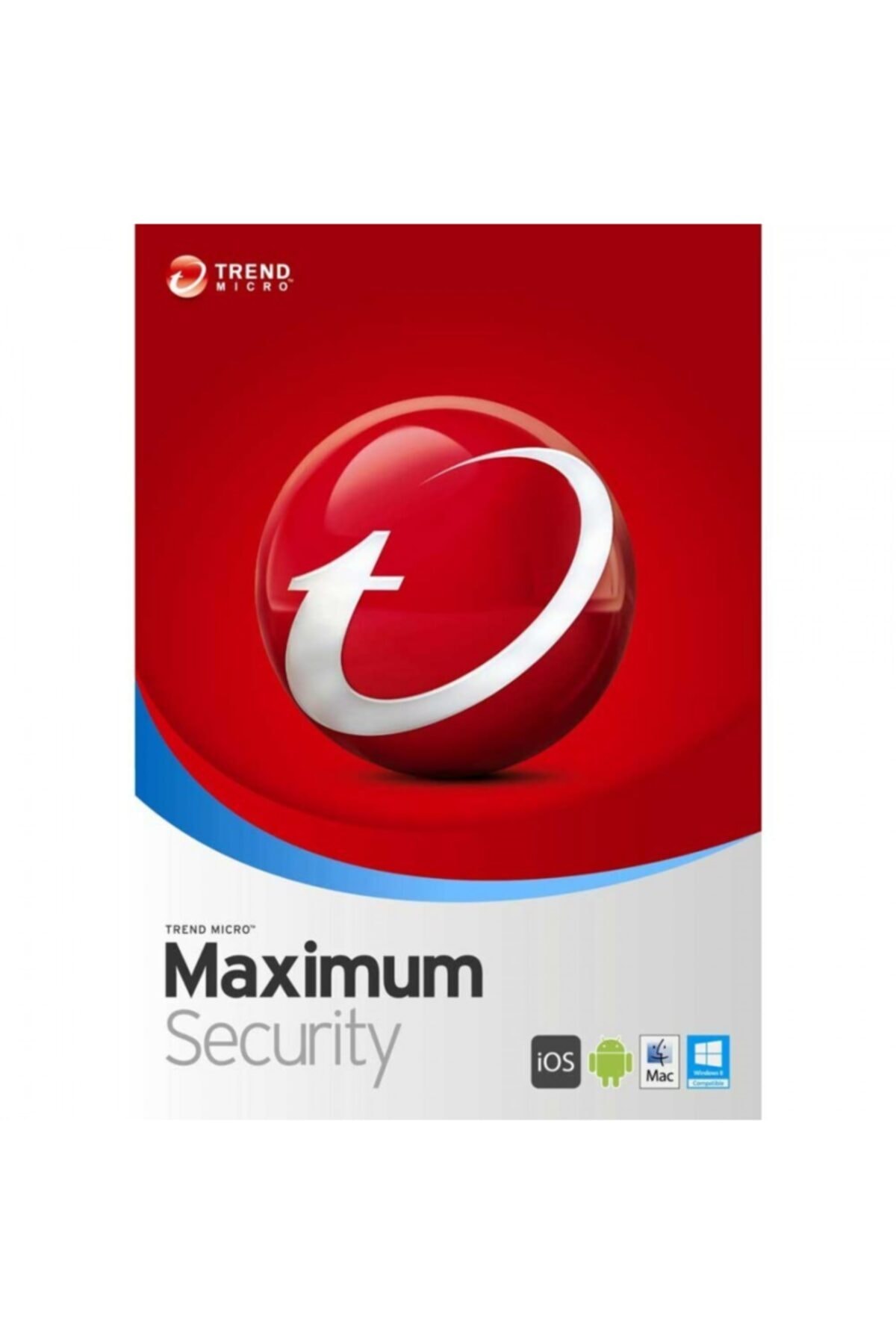 TREND MICRO Trendmıcro Tıcewwm8xlıuln5 Maxımum Securıty 2015 5 Kullanıcı 1 Yıl