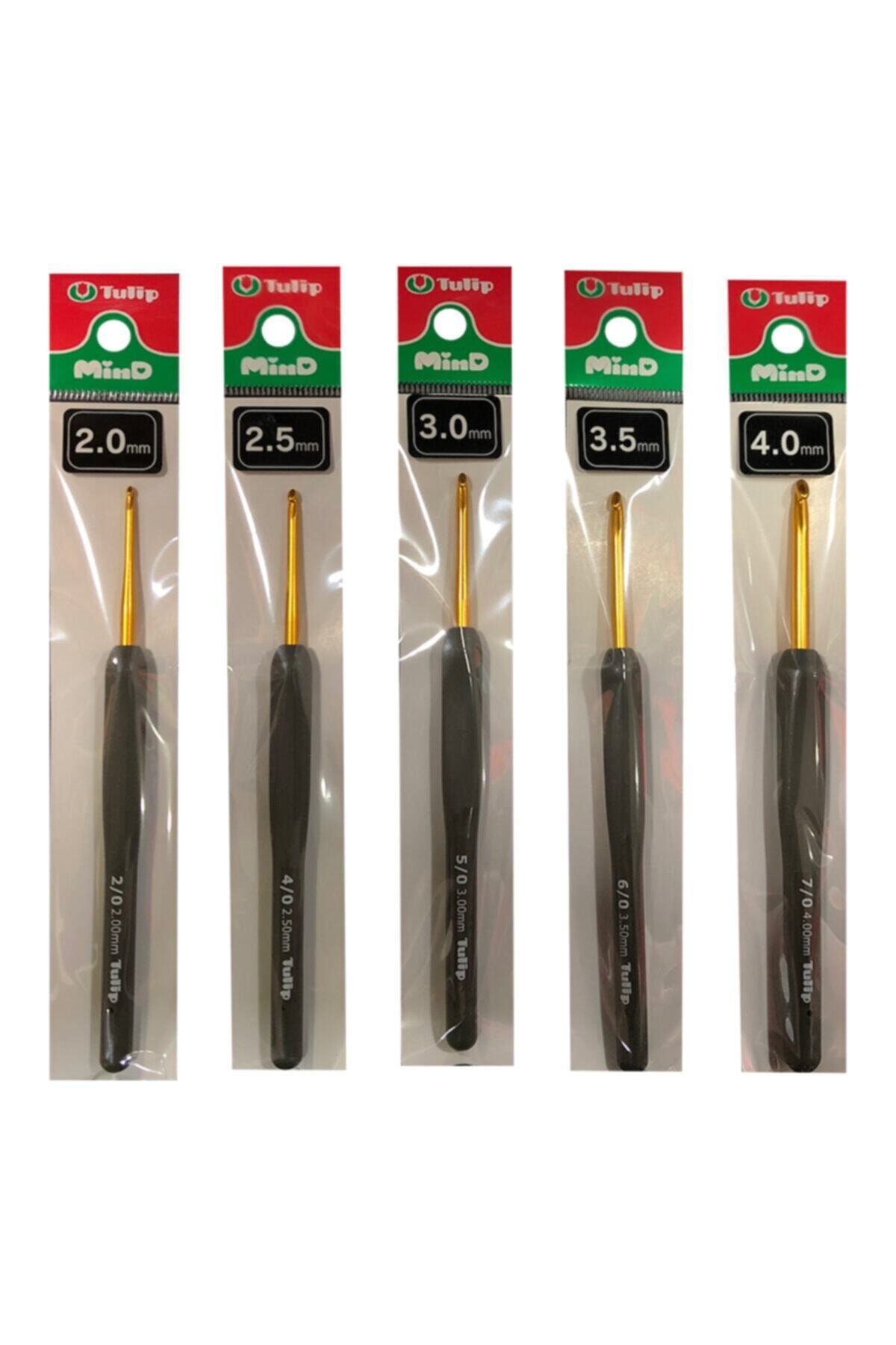 Tulip Mind Tığ Set No: 2mm- 2,5mm- 3mm- 3,5mm- 4mm ( 5 Adet )