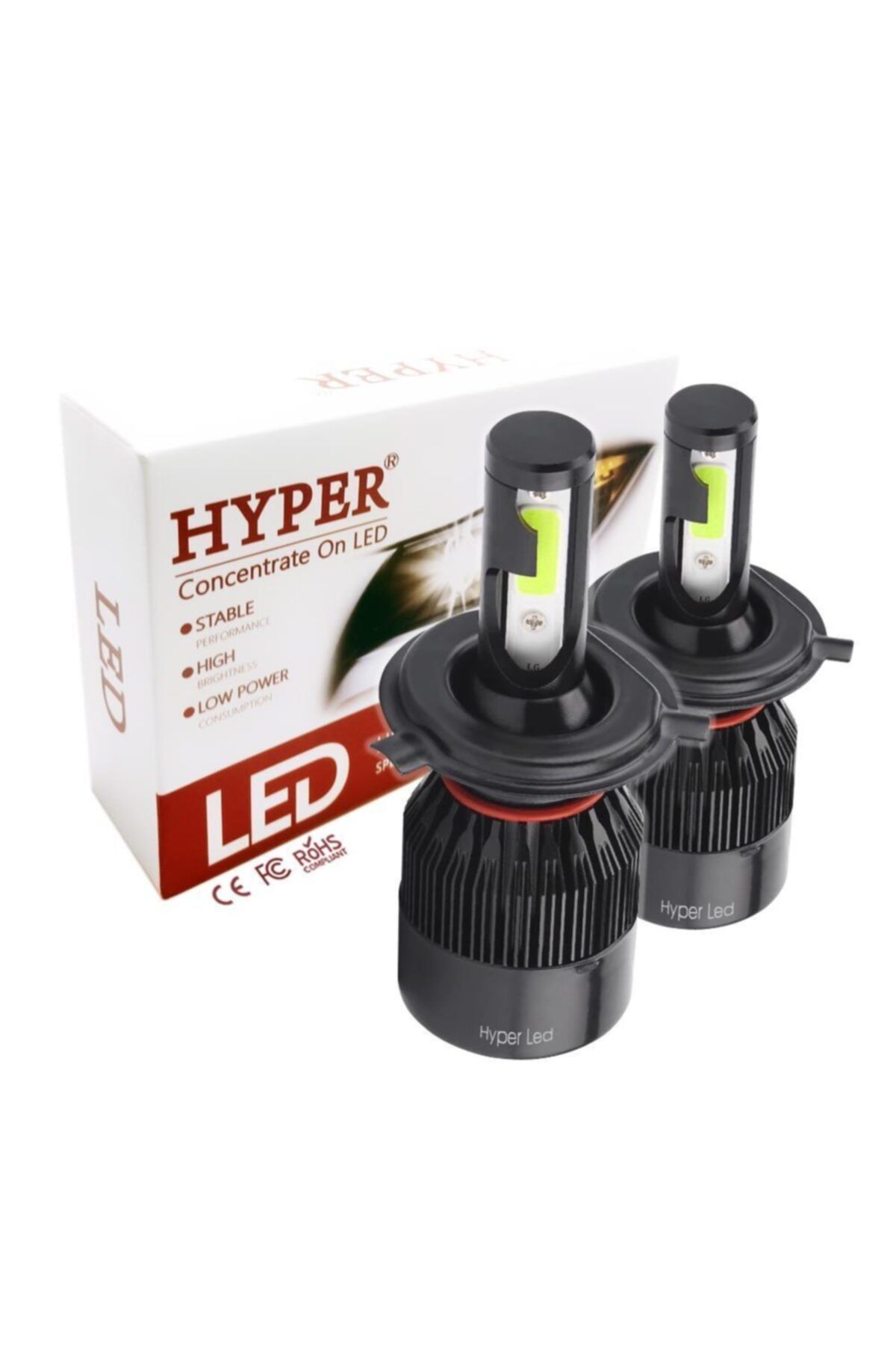 Hyper 9005/hb3 Led Xenon Far Ampulü Buz Mavisi Şimşek Etkili Led Ampul