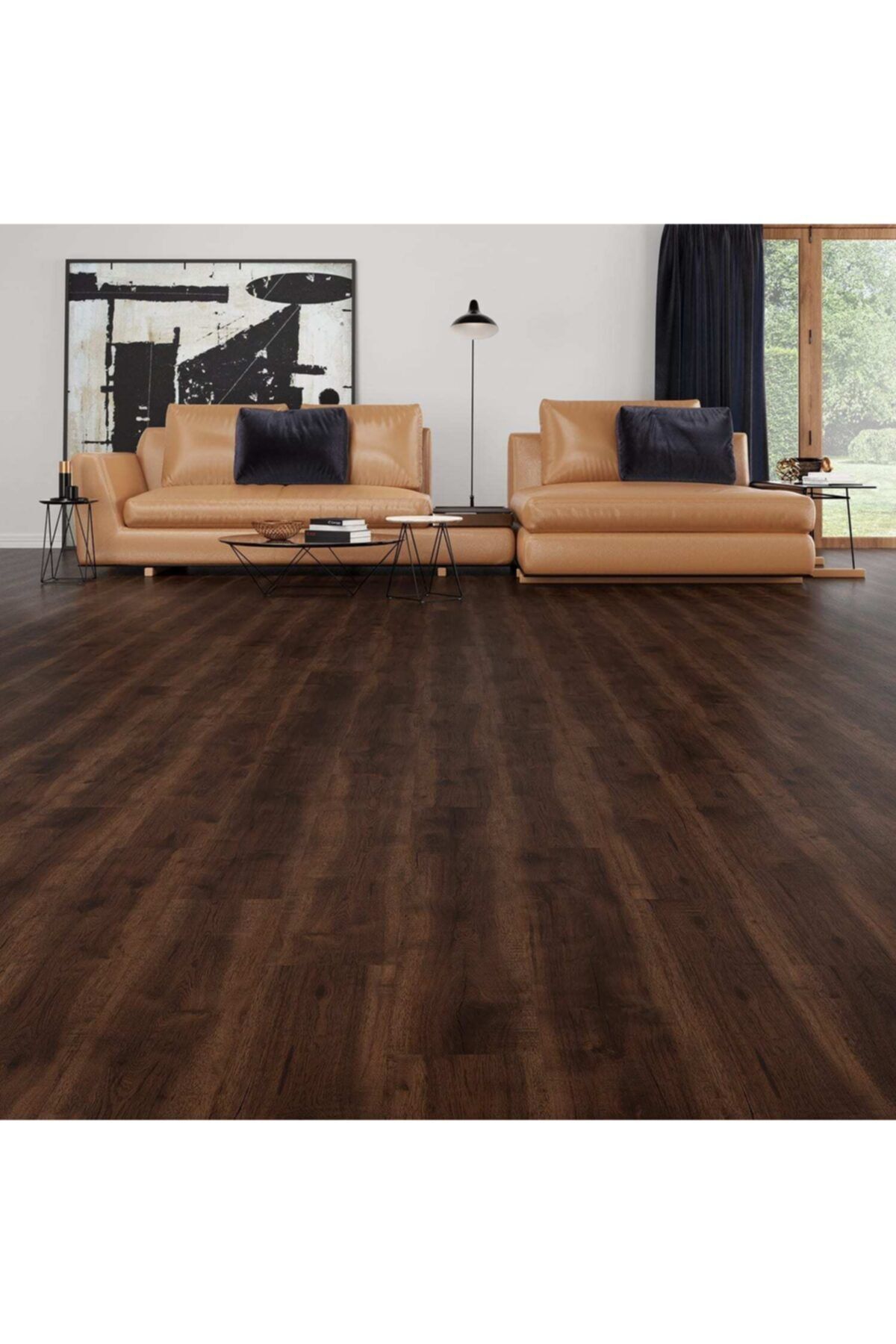 Çamsan Parke Lam Rustik Ceviz 8mm Laminant Parke