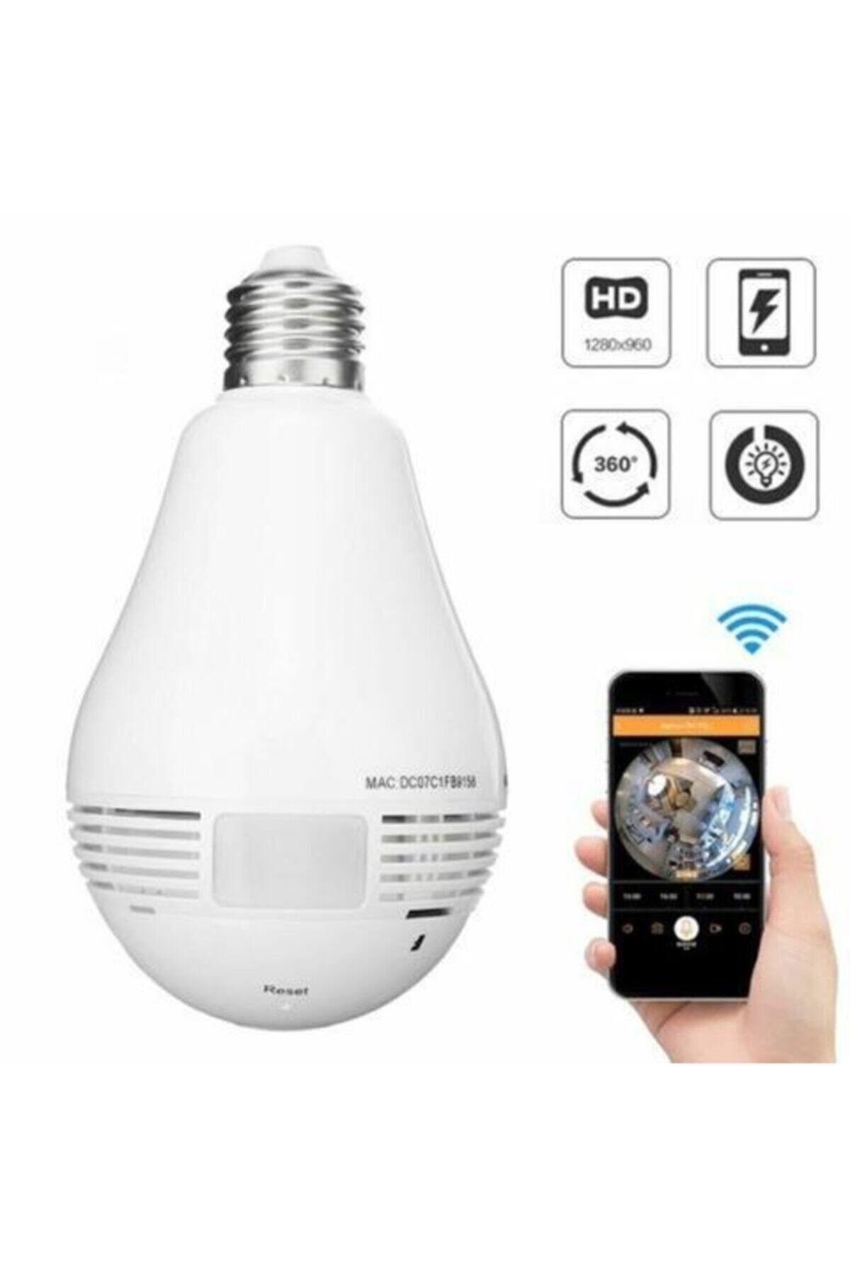 BLUE İNTER Vr Cam Lamba Güvenli Ortam Kamera Full Wiew
